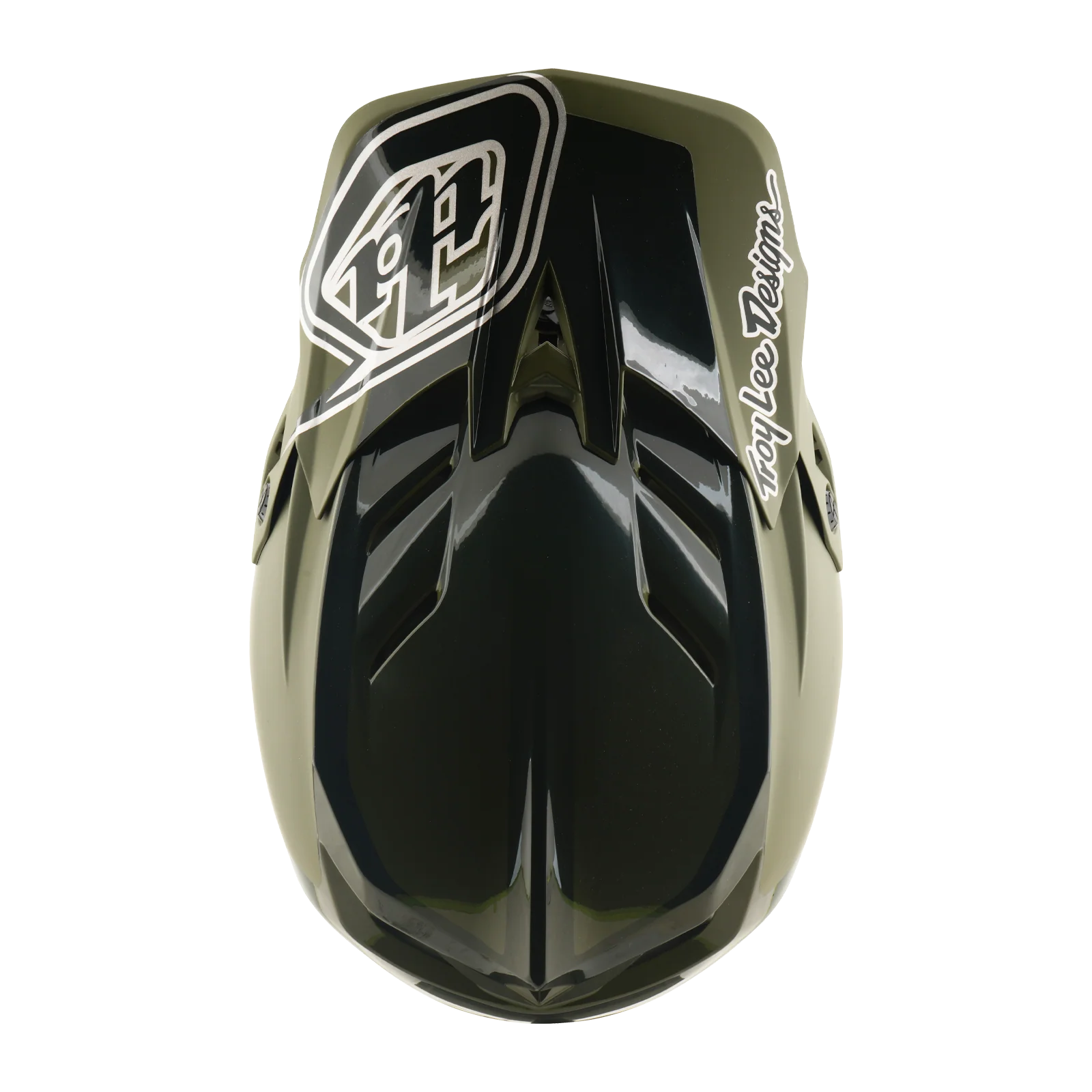 Kask MTB TROY LEE DESIGNS D4 POLYACRYLITE MIPS SHADOW BEETLE Khaki - Image 8