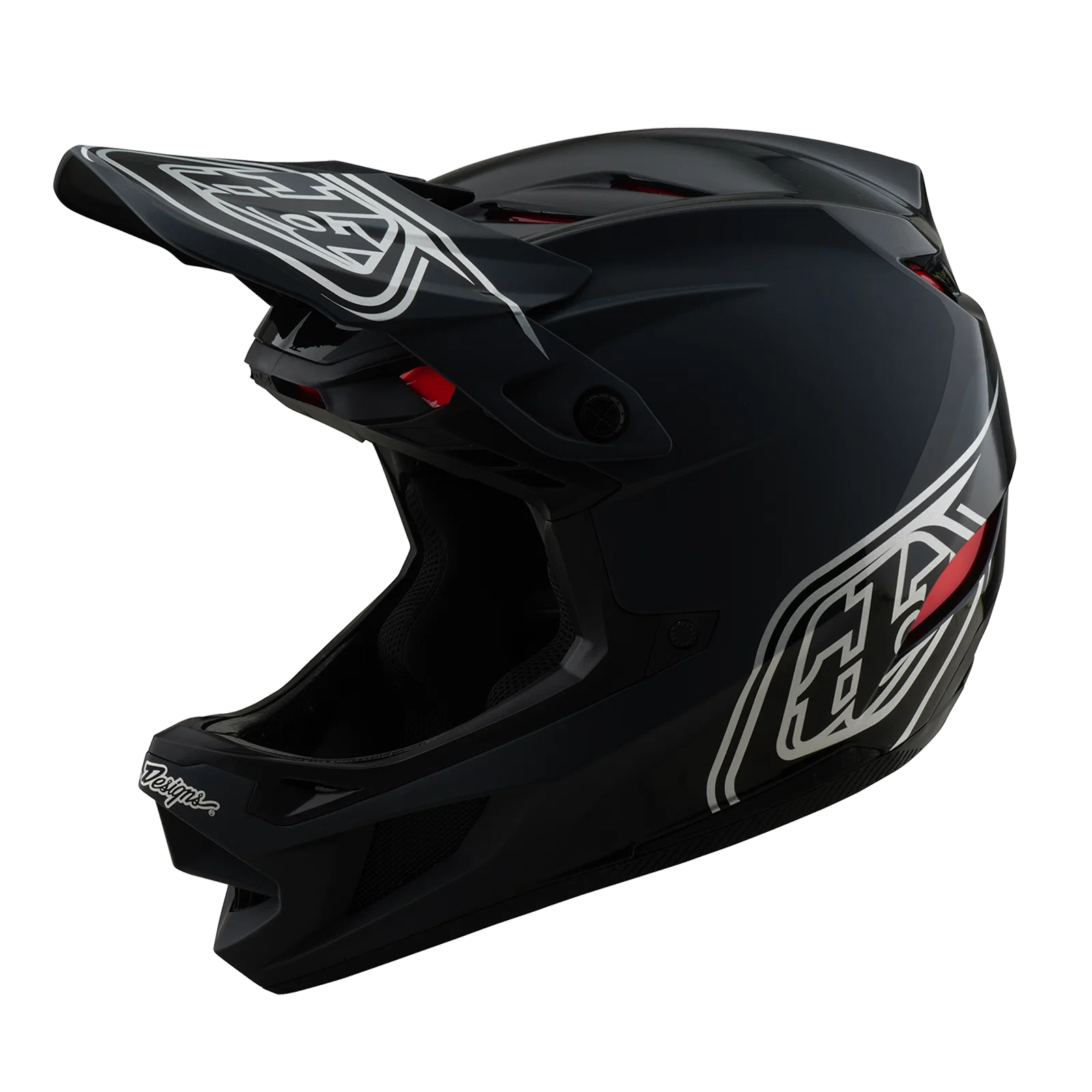 Kask MTB TROY LEE DESIGNS D4 POLYACRYLITE MIPS SHADOW czarny - Image 4