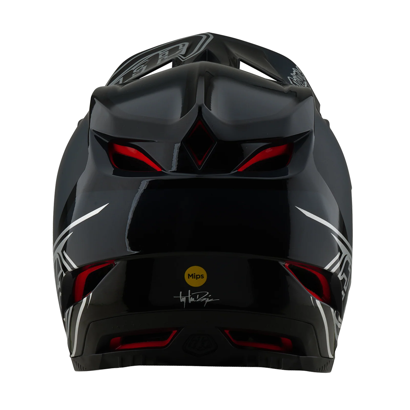 Kask MTB TROY LEE DESIGNS D4 POLYACRYLITE MIPS SHADOW czarny - Image 8