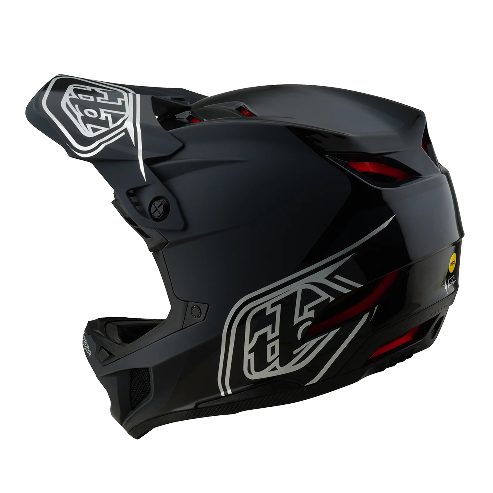 Kask MTB TROY LEE DESIGNS D4 POLYACRYLITE MIPS SHADOW czarny - Image 9