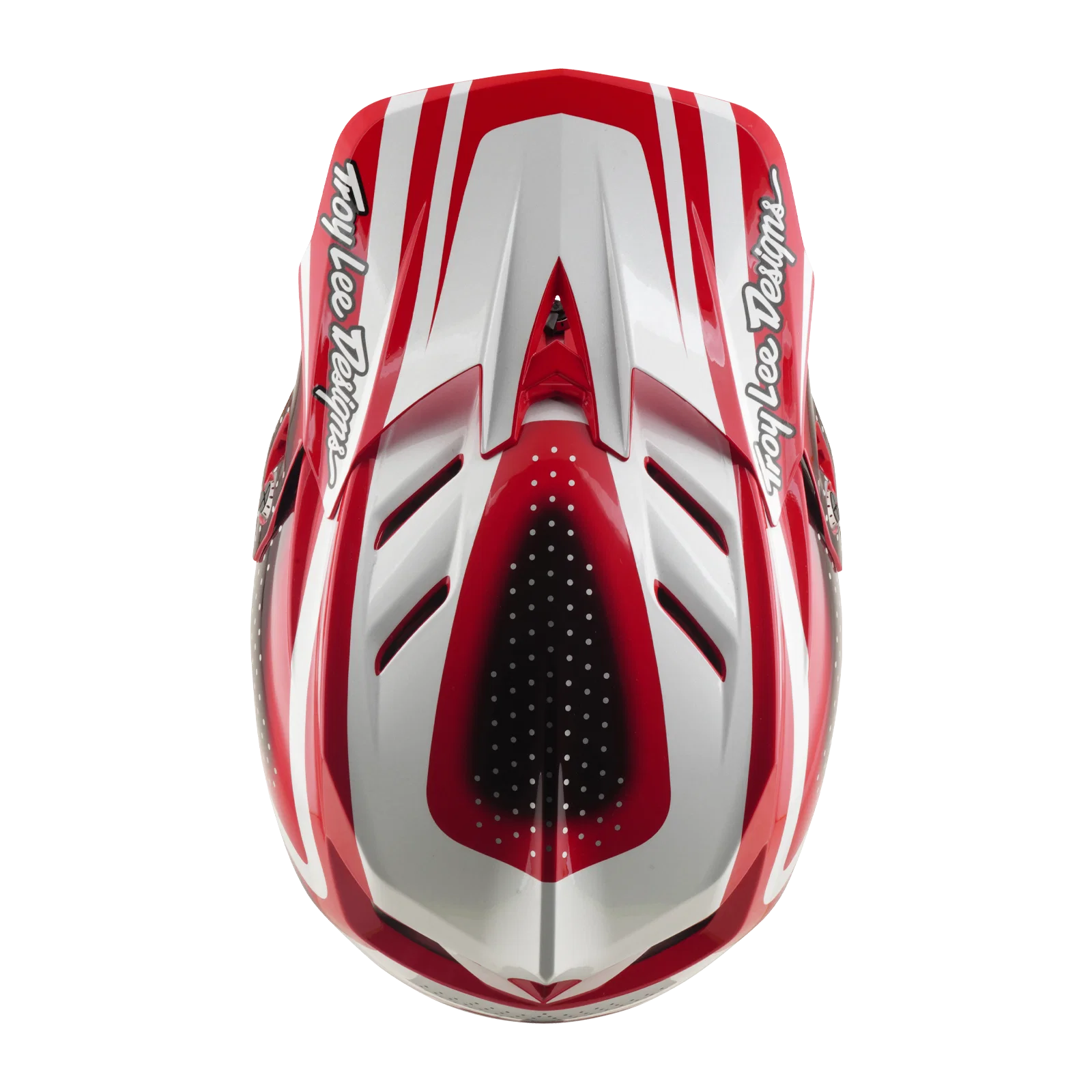 Kask MTB TROY LEE DESIGNS D4 POLYACRYLITE MIPS THE LINE czerwony/biały - Image 8