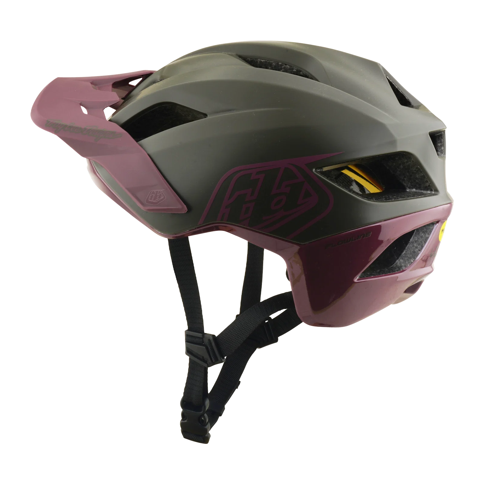 Kask MTB TROY LEE DESIGNS FLOWLINE POINT MIPS Grey/Prune - Image 3