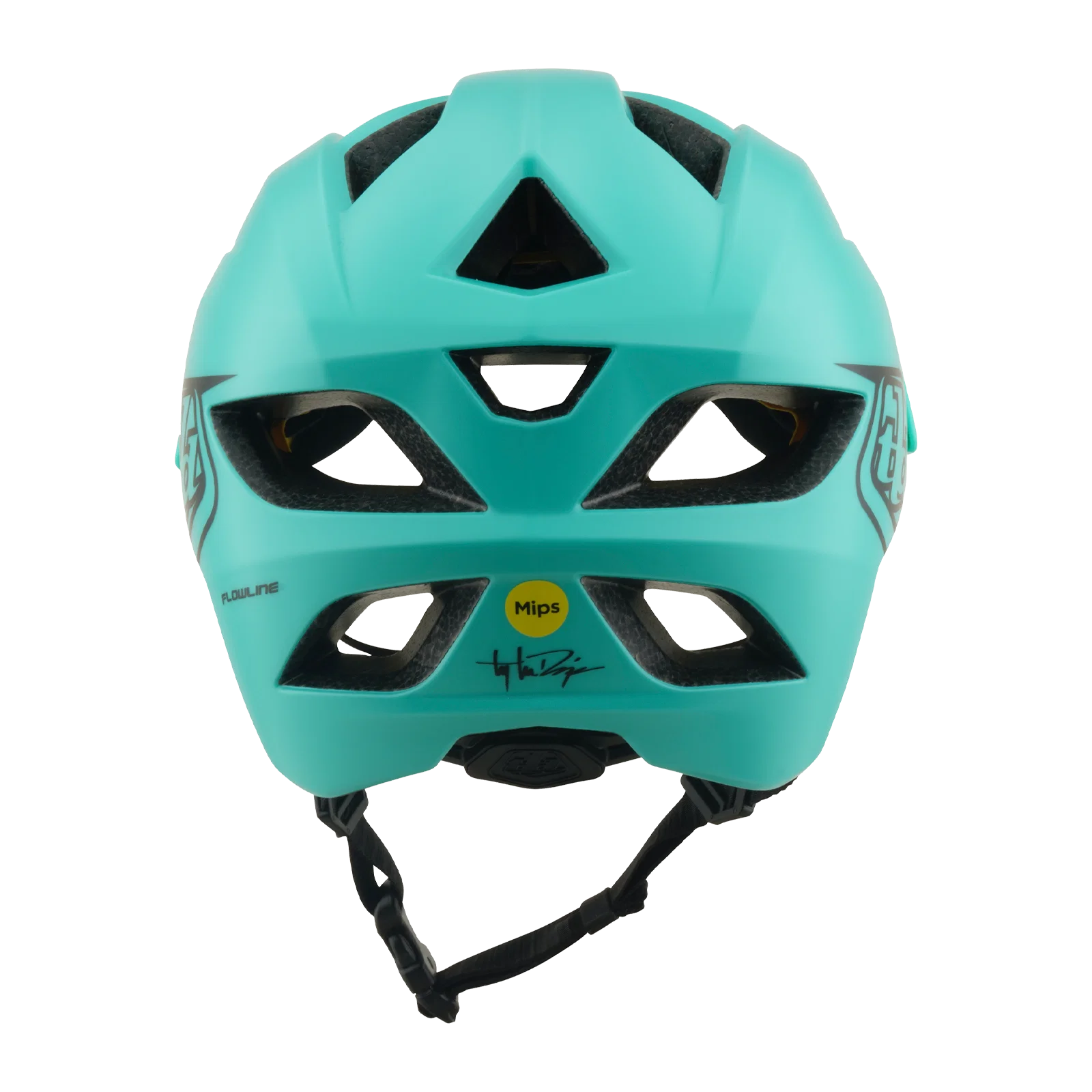 Kask MTB TROY LEE DESIGNS FLOWLINE POINT MIPS Junior Charcoal/Green - Image 4