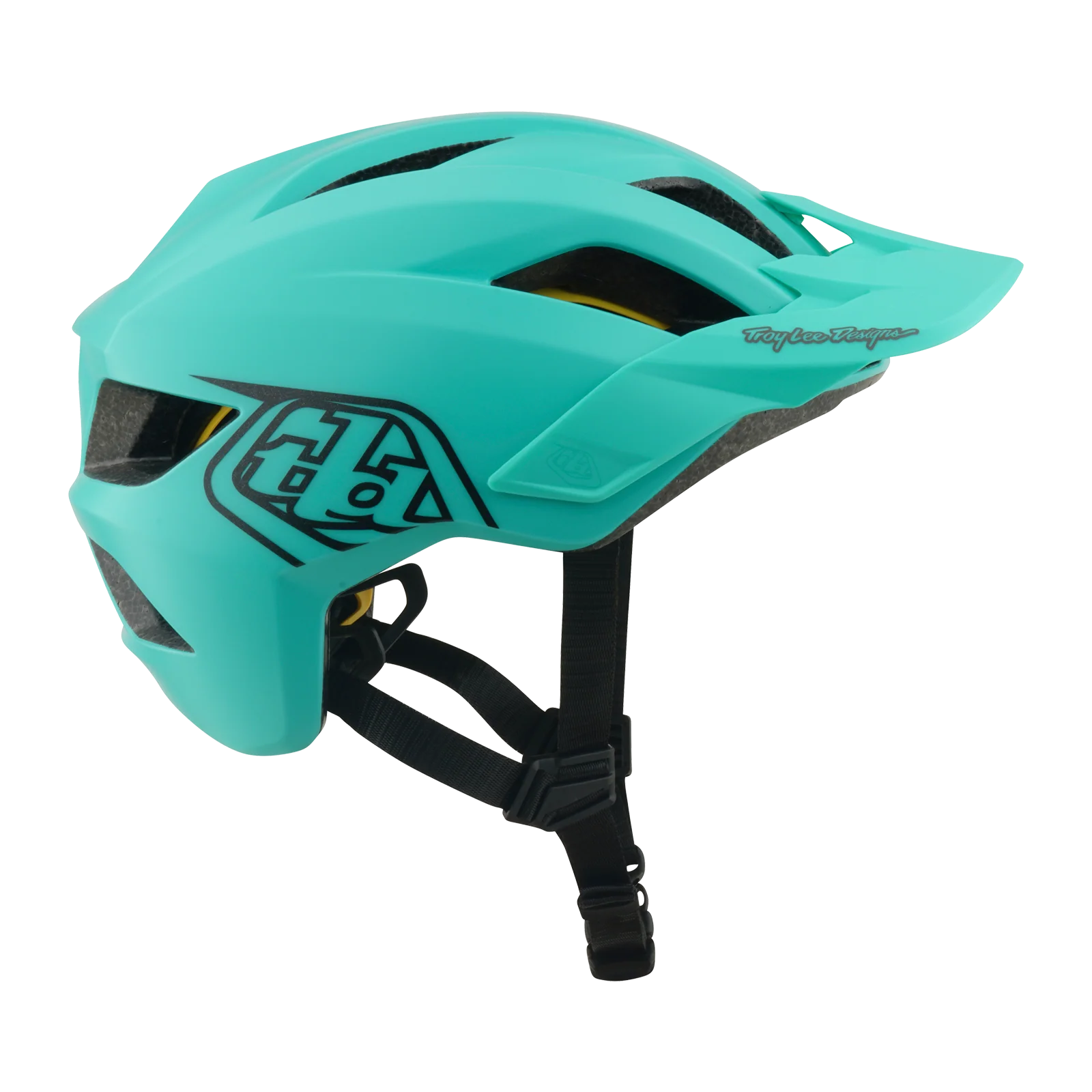 Kask MTB TROY LEE DESIGNS FLOWLINE POINT MIPS Junior Charcoal/Green - Image 6