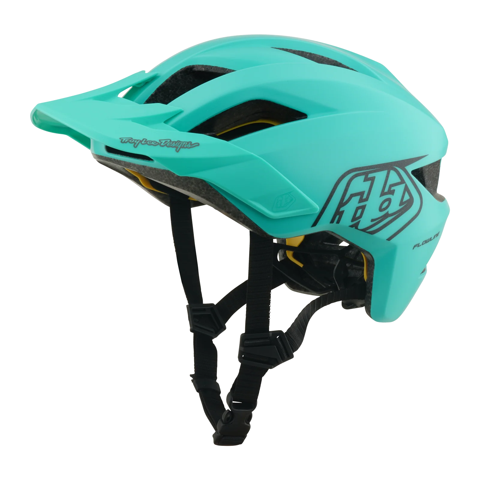 Kask MTB TROY LEE DESIGNS FLOWLINE POINT MIPS Junior Charcoal/Green - Image 7