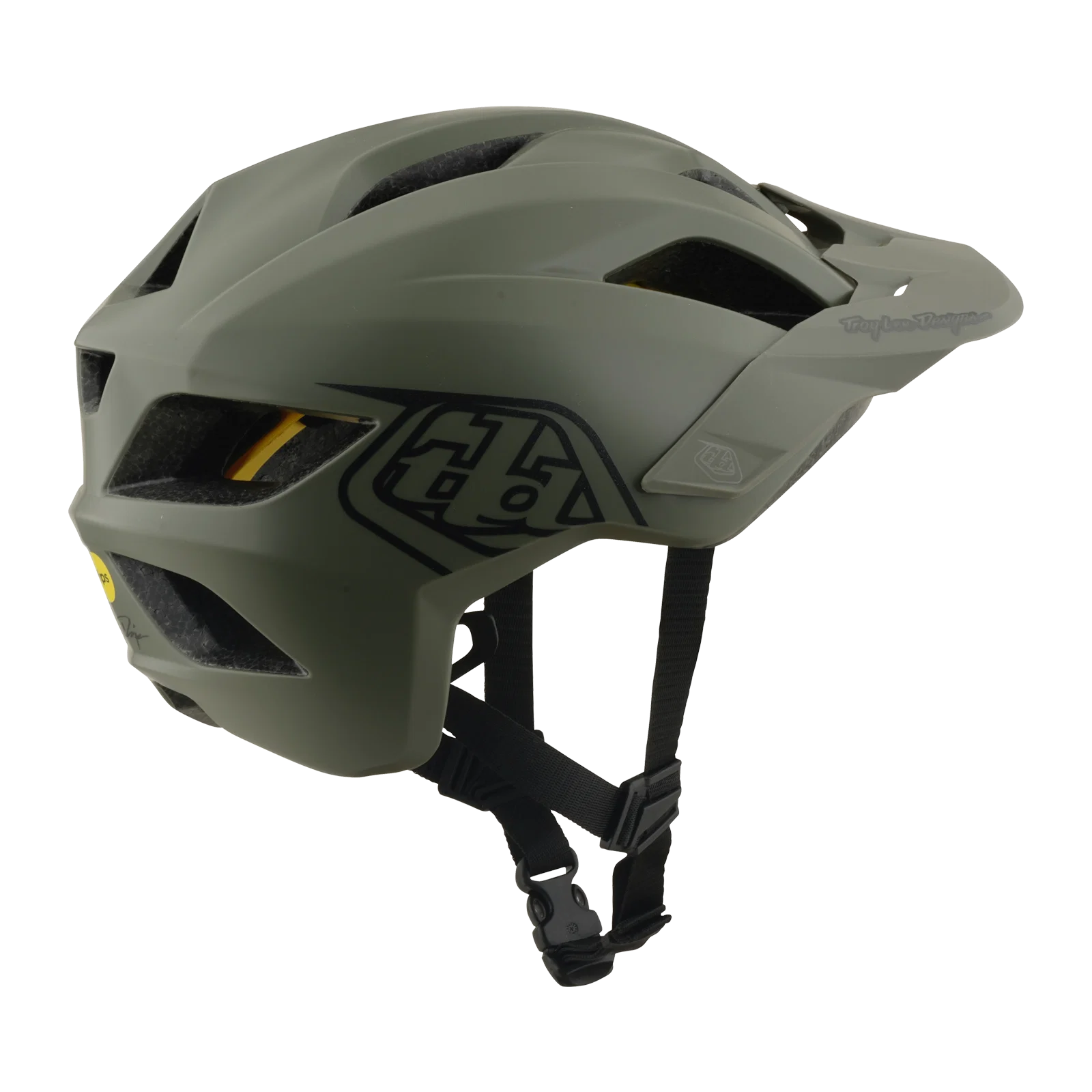 Kask MTB TROY LEE DESIGNS FLOWLINE POINT MIPS Junior Khaki - Image 2