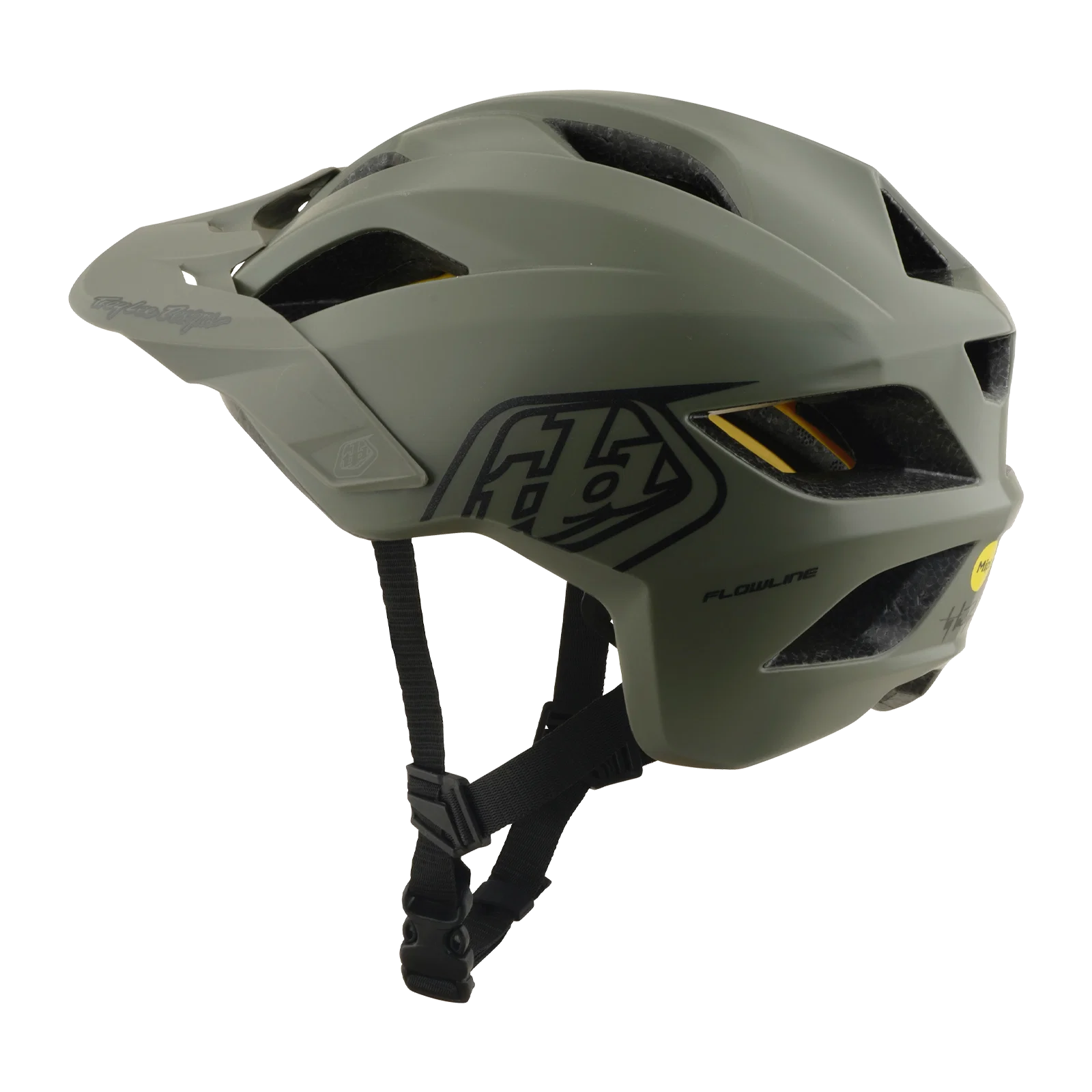 Kask MTB TROY LEE DESIGNS FLOWLINE POINT MIPS Junior Khaki - Image 6