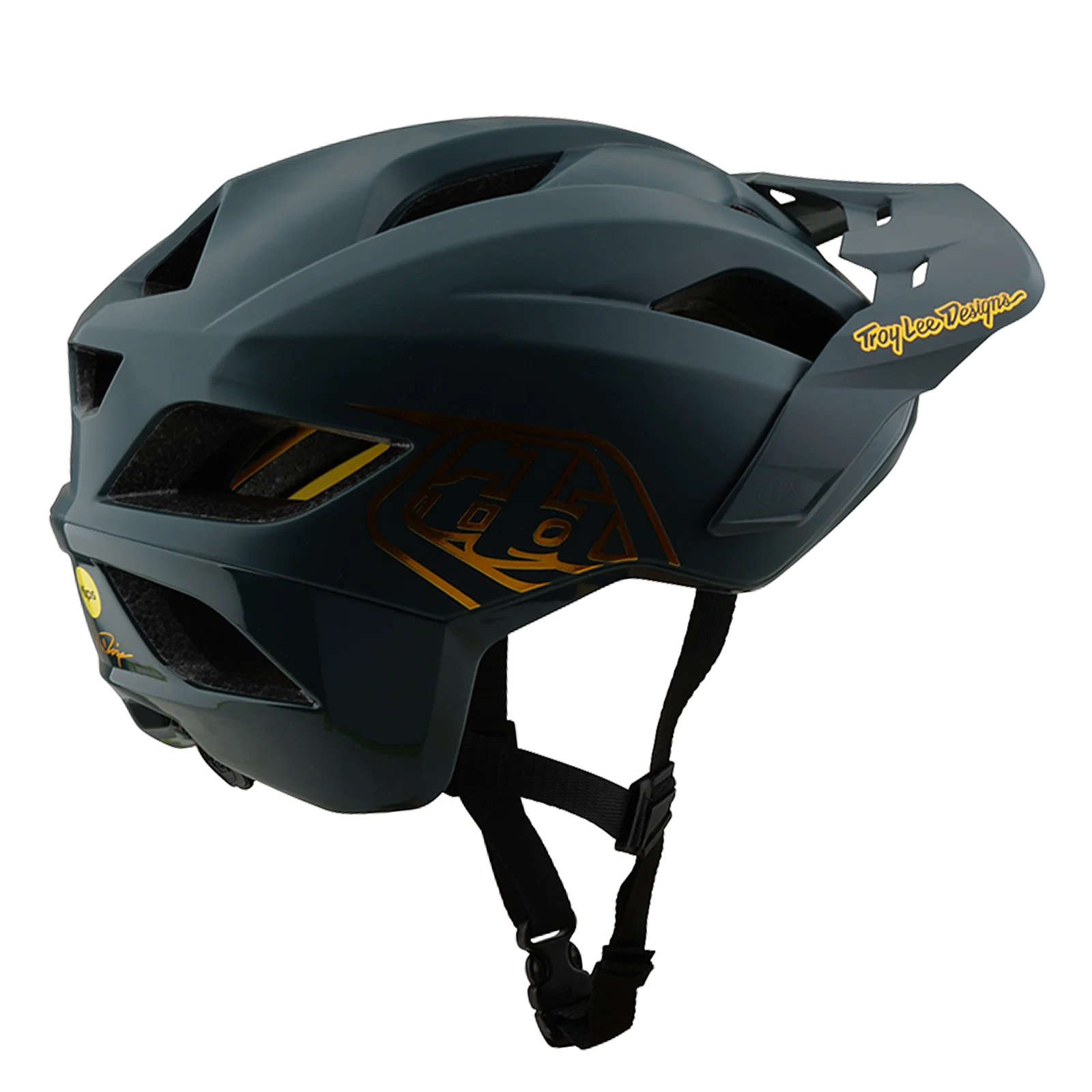 Kask MTB TROY LEE DESIGNS FLOWLINE POINT MIPS szary/żółty - Image 2