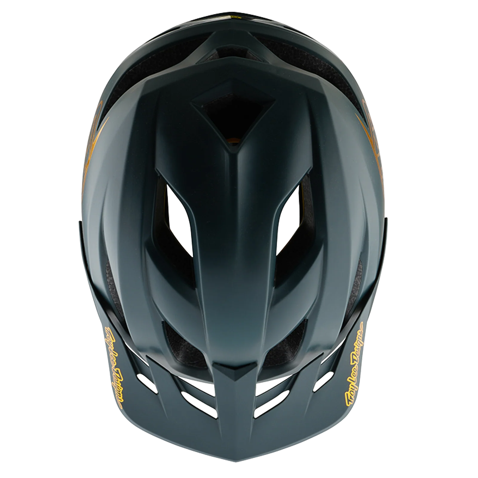 Kask MTB TROY LEE DESIGNS FLOWLINE POINT MIPS szary/żółty - Image 4