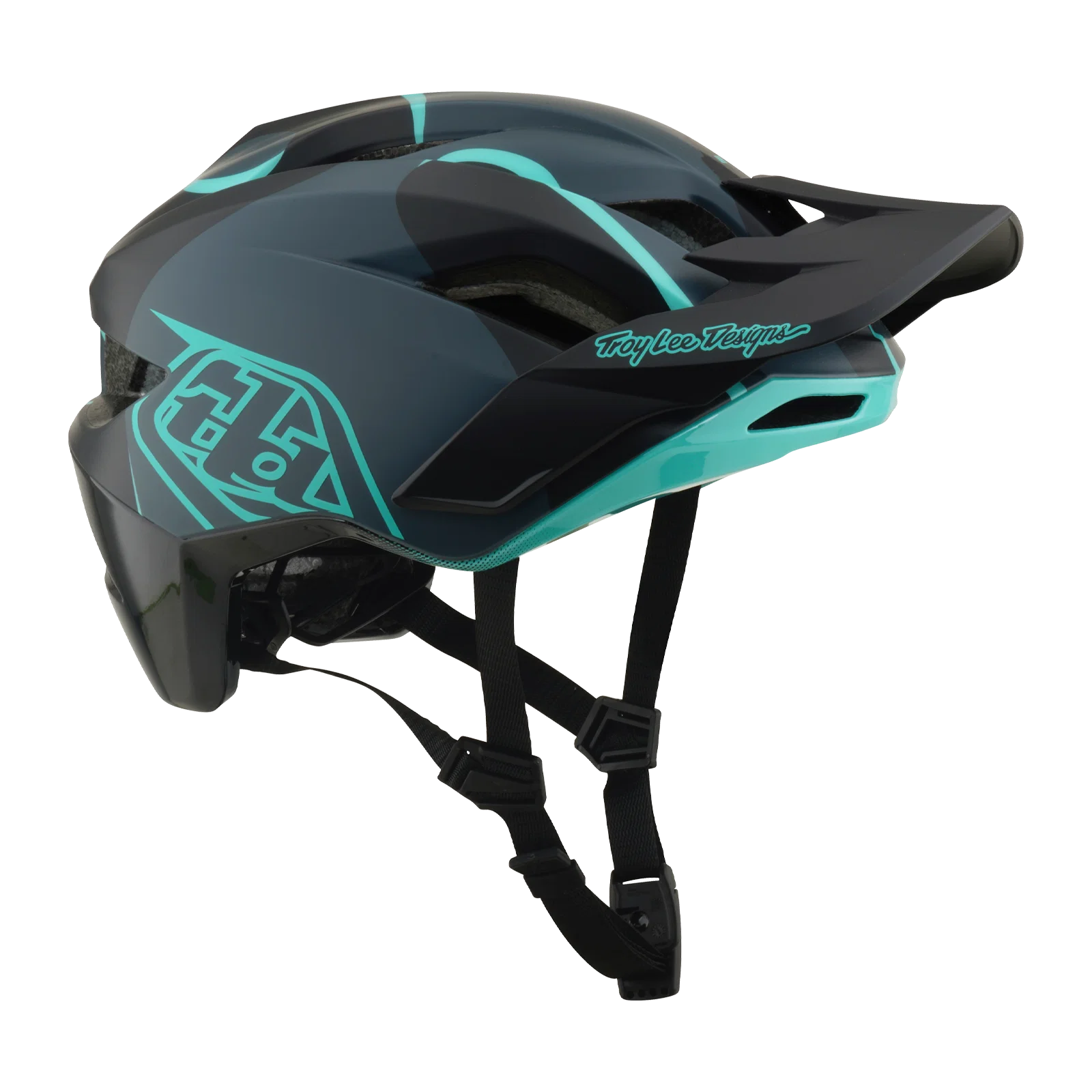 Kask MTB TROY LEE DESIGNS FLOWLINE SE MIPS BADGE Carbon/Blue - Image 6
