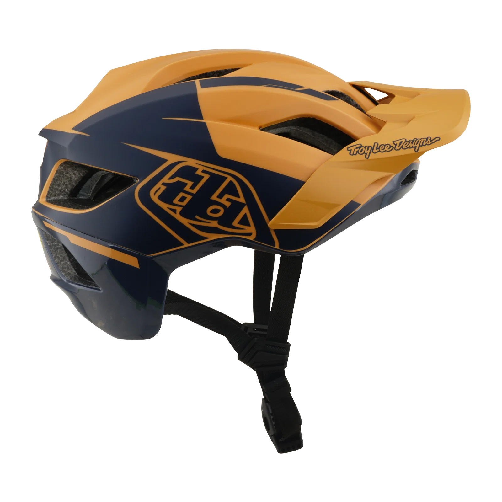 Kask MTB TROY LEE DESIGNS FLOWLINE SE MIPS HYDRO musztardowy/czarny - Image 5