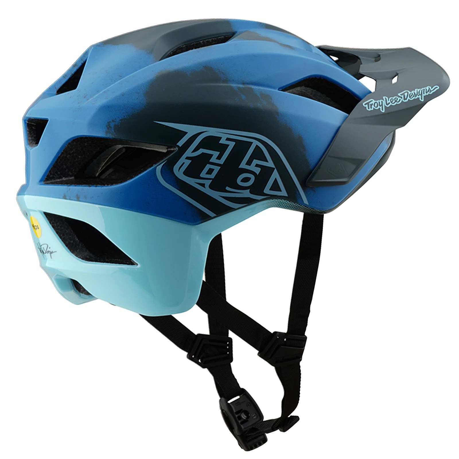 Kask MTB Troy Lee Design FLOWLINE SE MIPS Blue Camo - Image 2