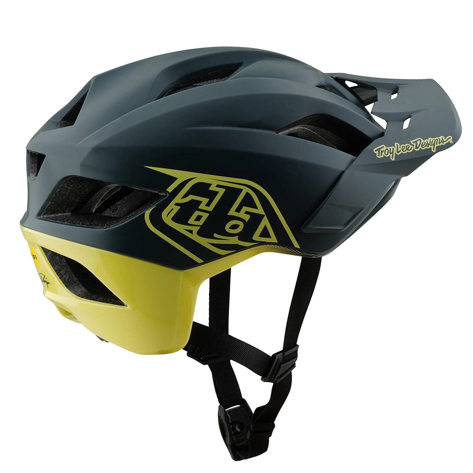 Kask MTB TROY LEE DESIGNS FLOWLINE SE MIPS szary/żółty - Image 2