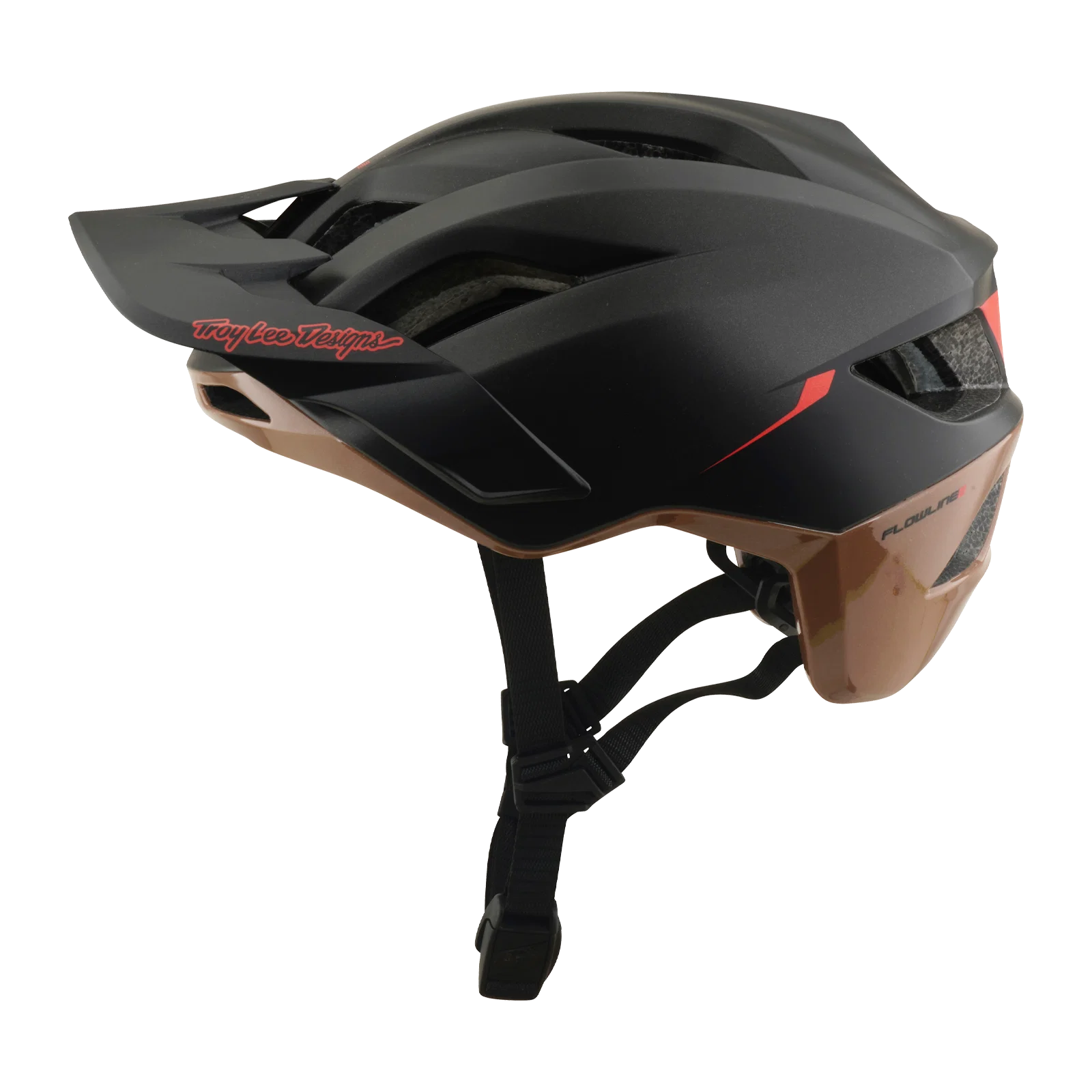 Kask MTB TROY LEE DESIGNS FLOWLINE SE MIPS STACKS czarny/brązowy