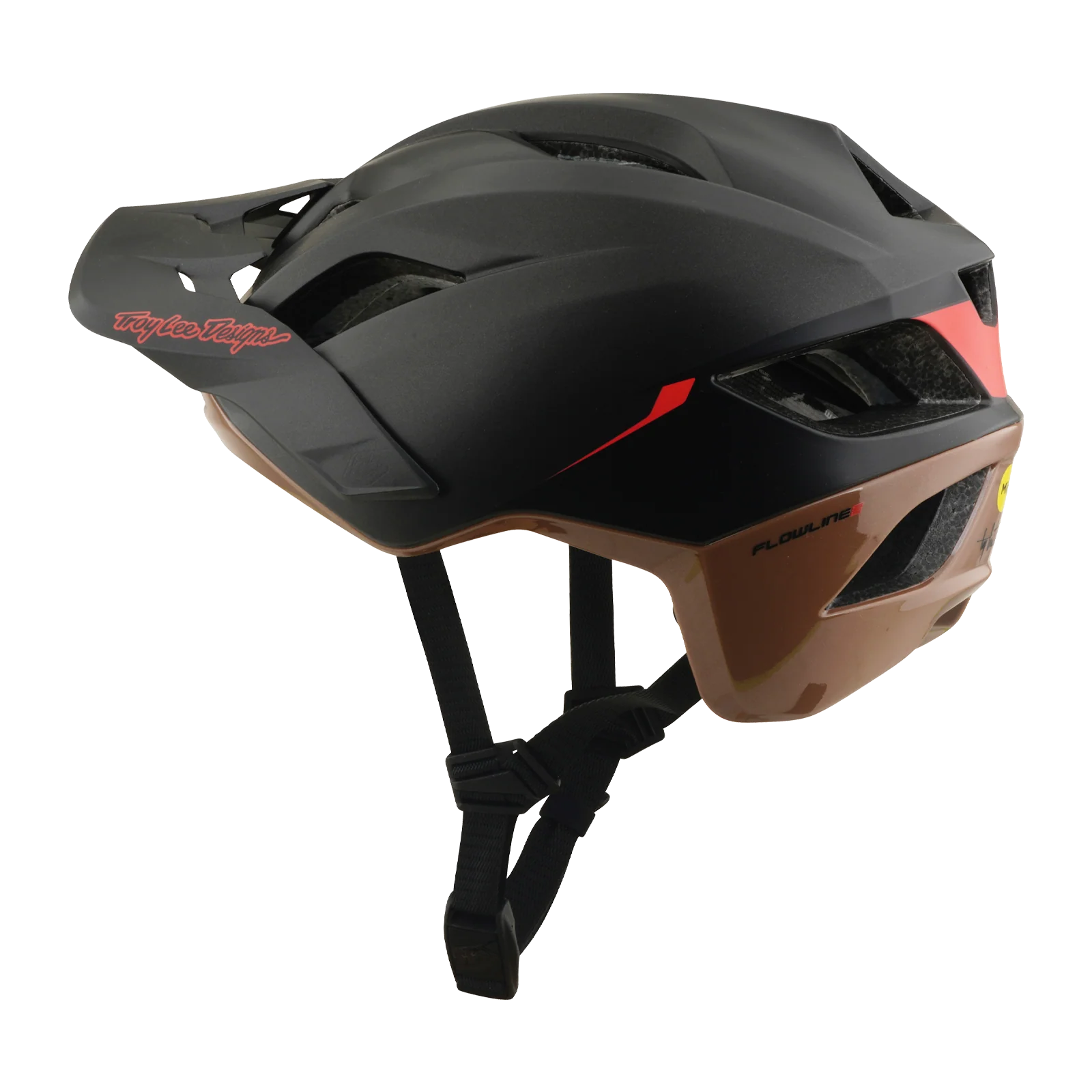 Kask MTB TROY LEE DESIGNS FLOWLINE SE MIPS STACKS czarny/brązowy - Image 4