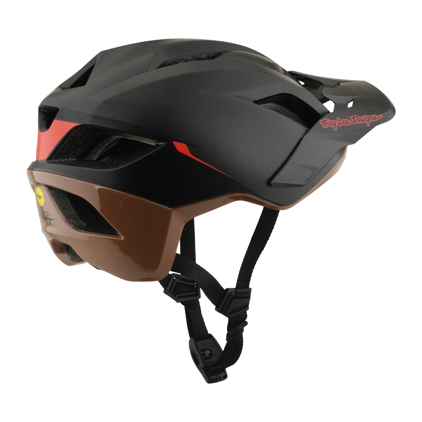 Kask MTB TROY LEE DESIGNS FLOWLINE SE MIPS STACKS czarny/brązowy - Image 8