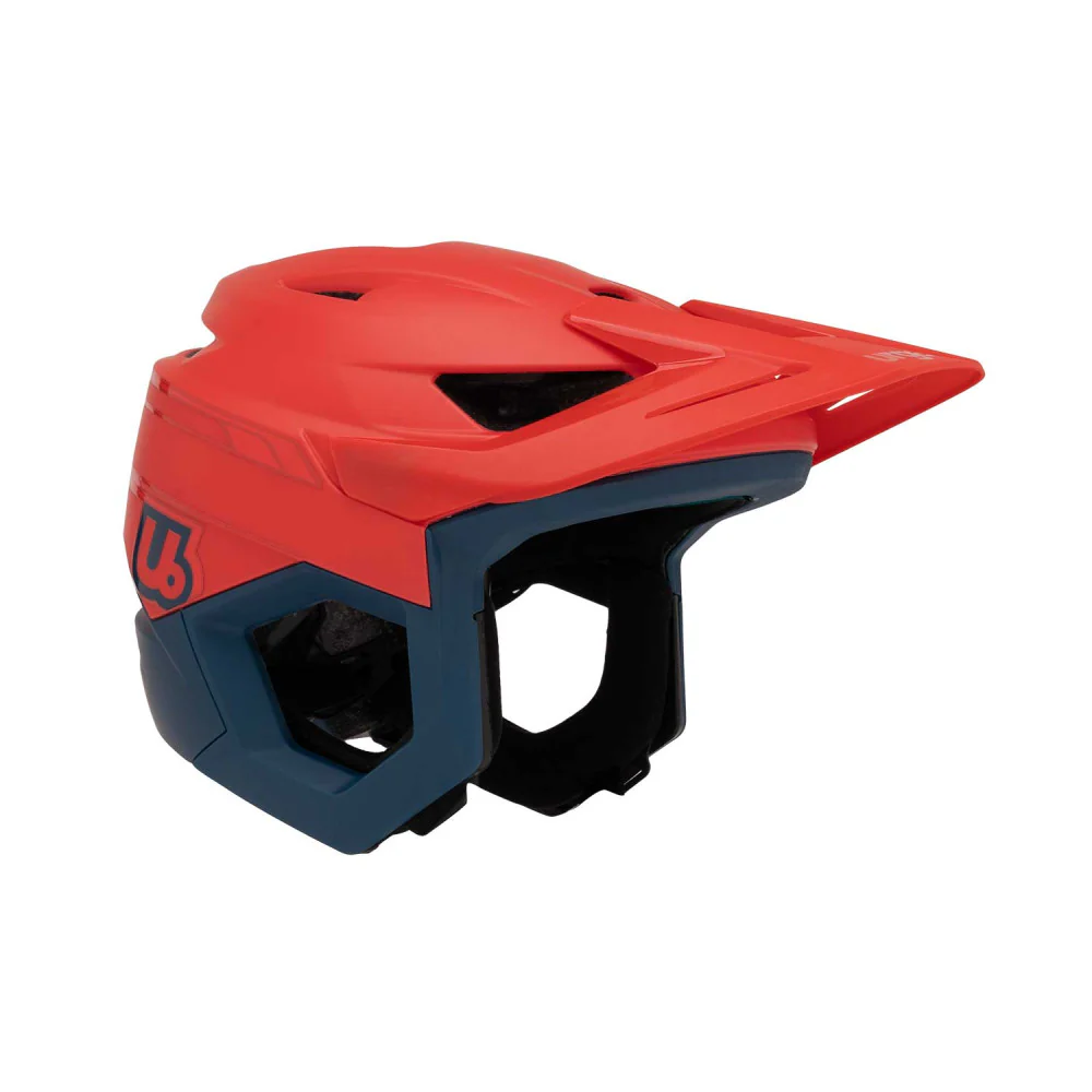 Kask MTB URGE RASCAS Neon Rush czerwony/niebieski - Image 2