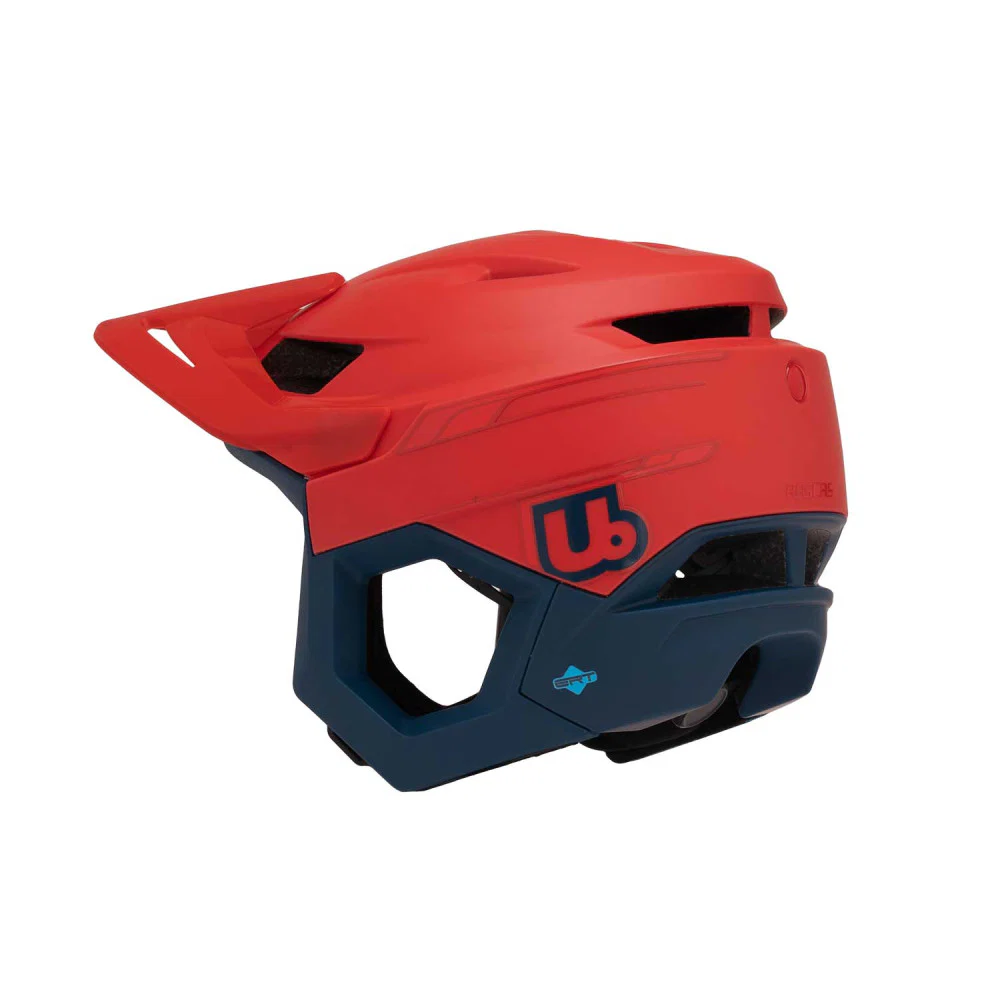Kask MTB URGE RASCAS Neon Rush czerwony/niebieski - Image 3