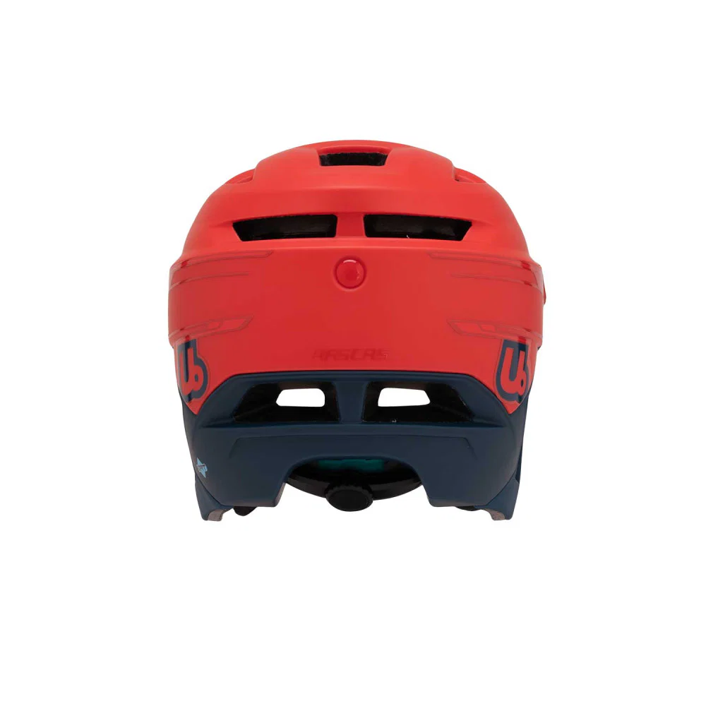 Kask MTB URGE RASCAS Neon Rush czerwony/niebieski - Image 4
