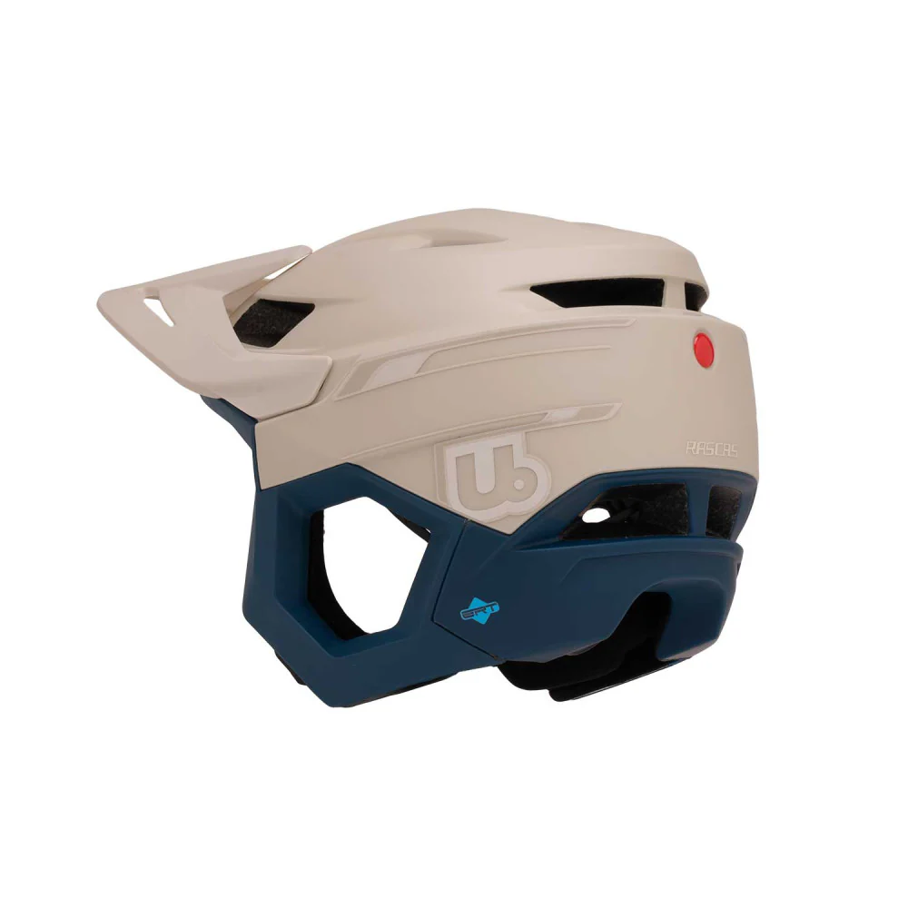 Kask MTB URGE RASCAS Smooth Stroke beżowo-niebieski - Image 3