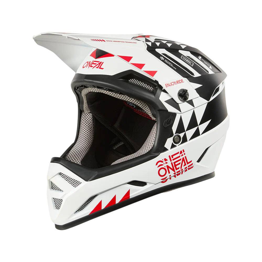 Kask O'NEAL BACKFLIP KNOX MTB biały/czarny