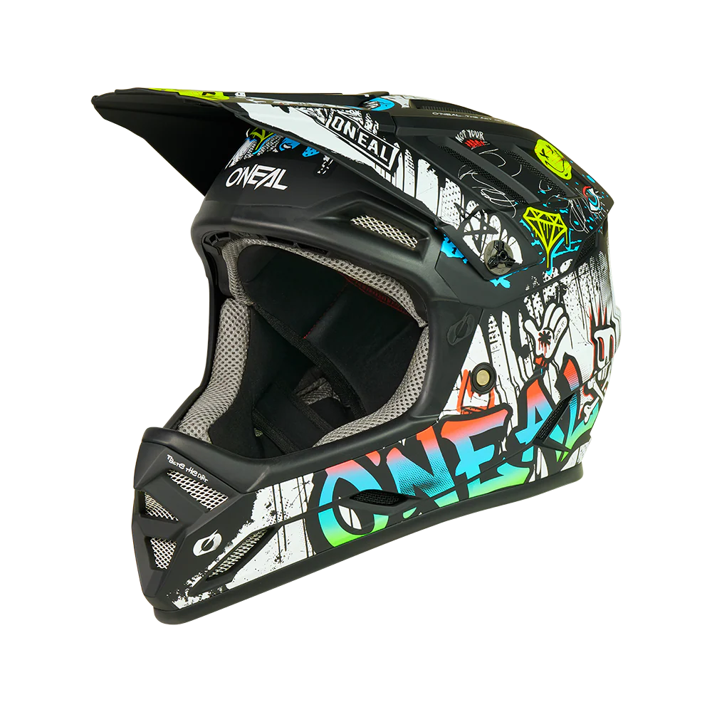 Kask O'NEAL BACKFLIP RANCID MTB czarny/biały