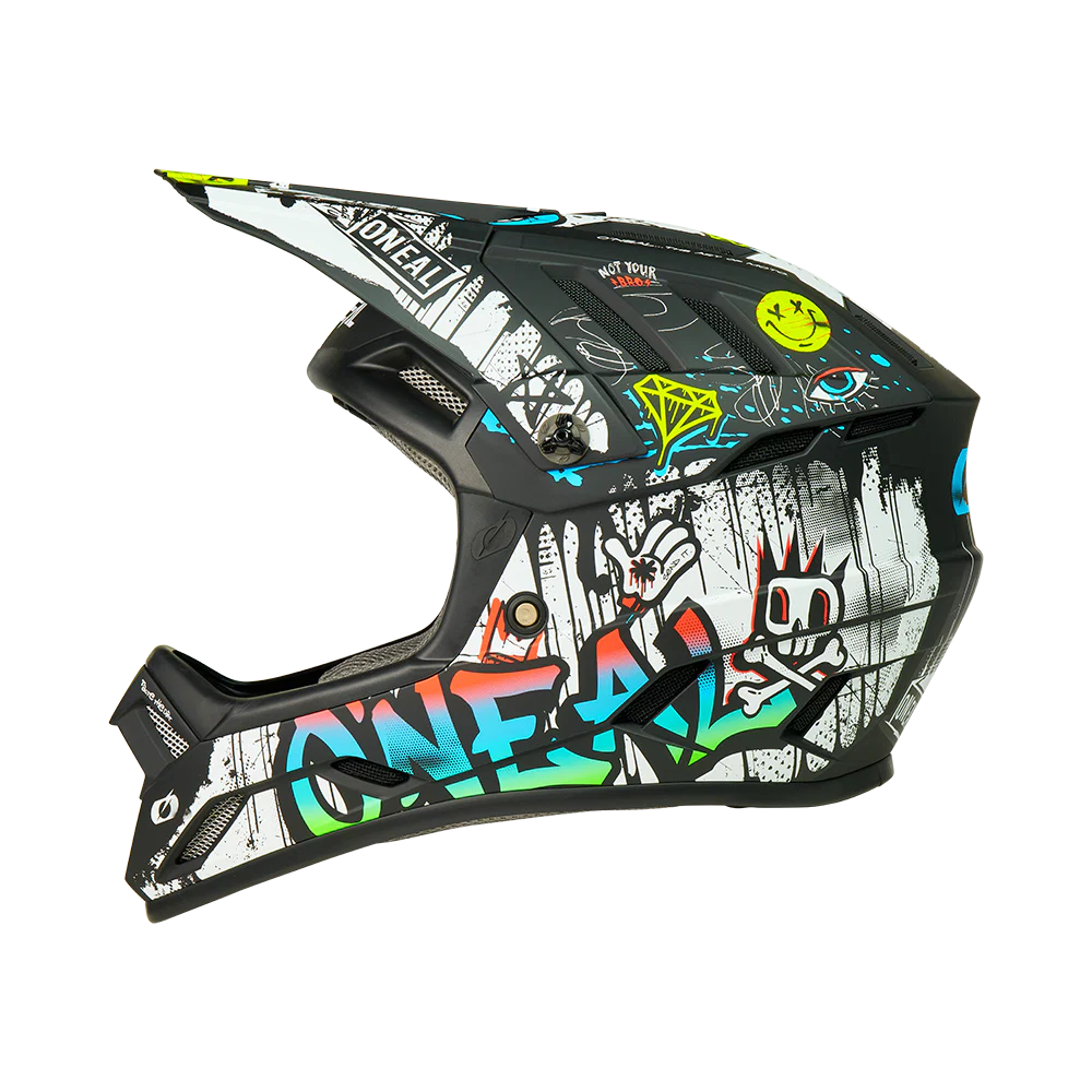 Kask O'NEAL BACKFLIP RANCID MTB czarny/biały - Image 2