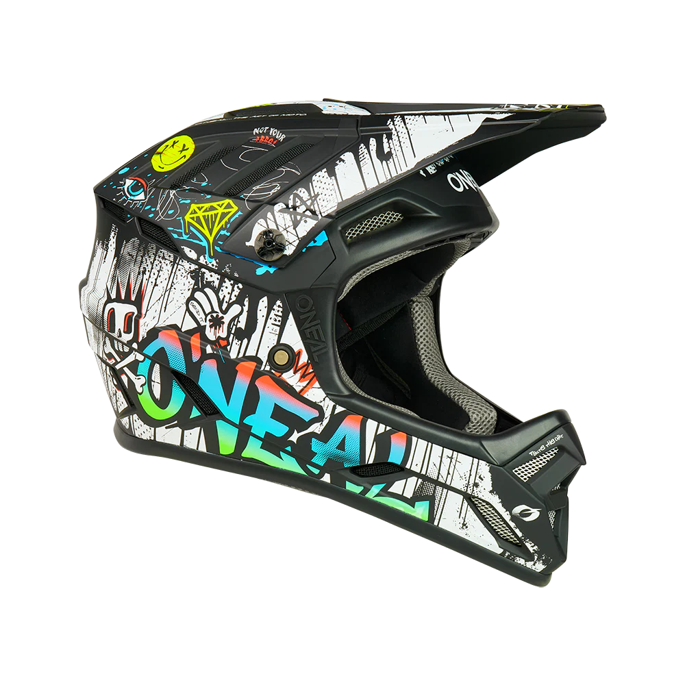 Kask O'NEAL BACKFLIP RANCID MTB czarny/biały - Image 4