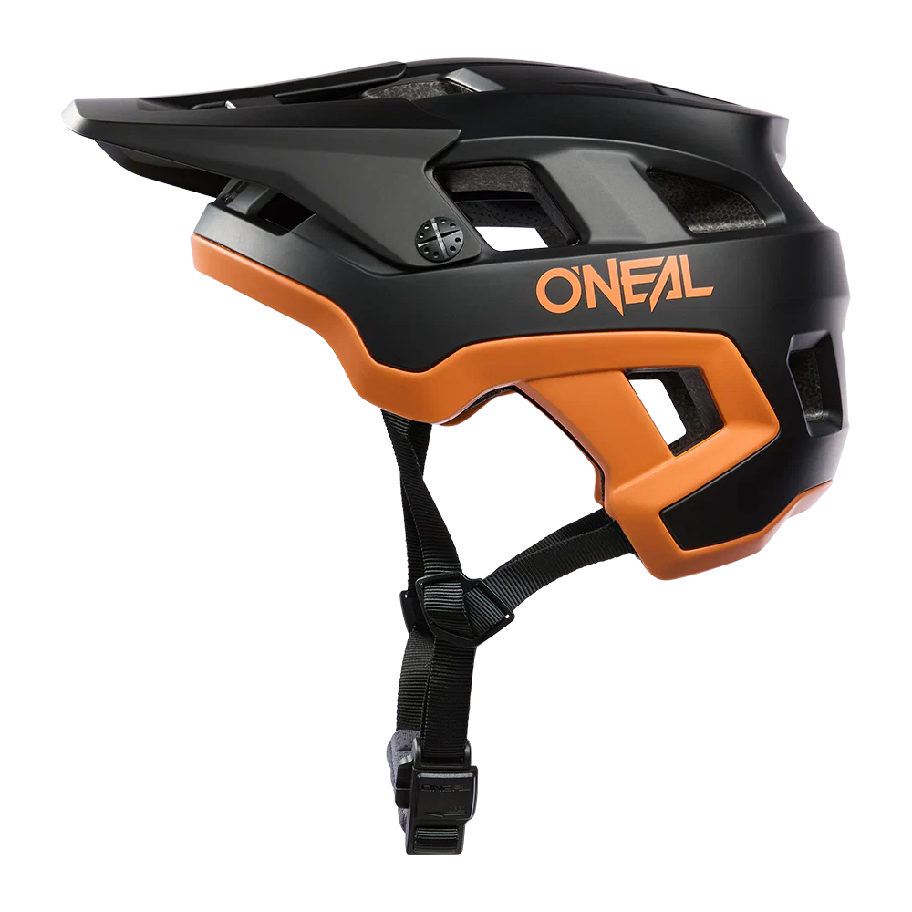Kask O'NEAL DEFENDER SOLID MTB czarny/pomarańczowy - Image 3