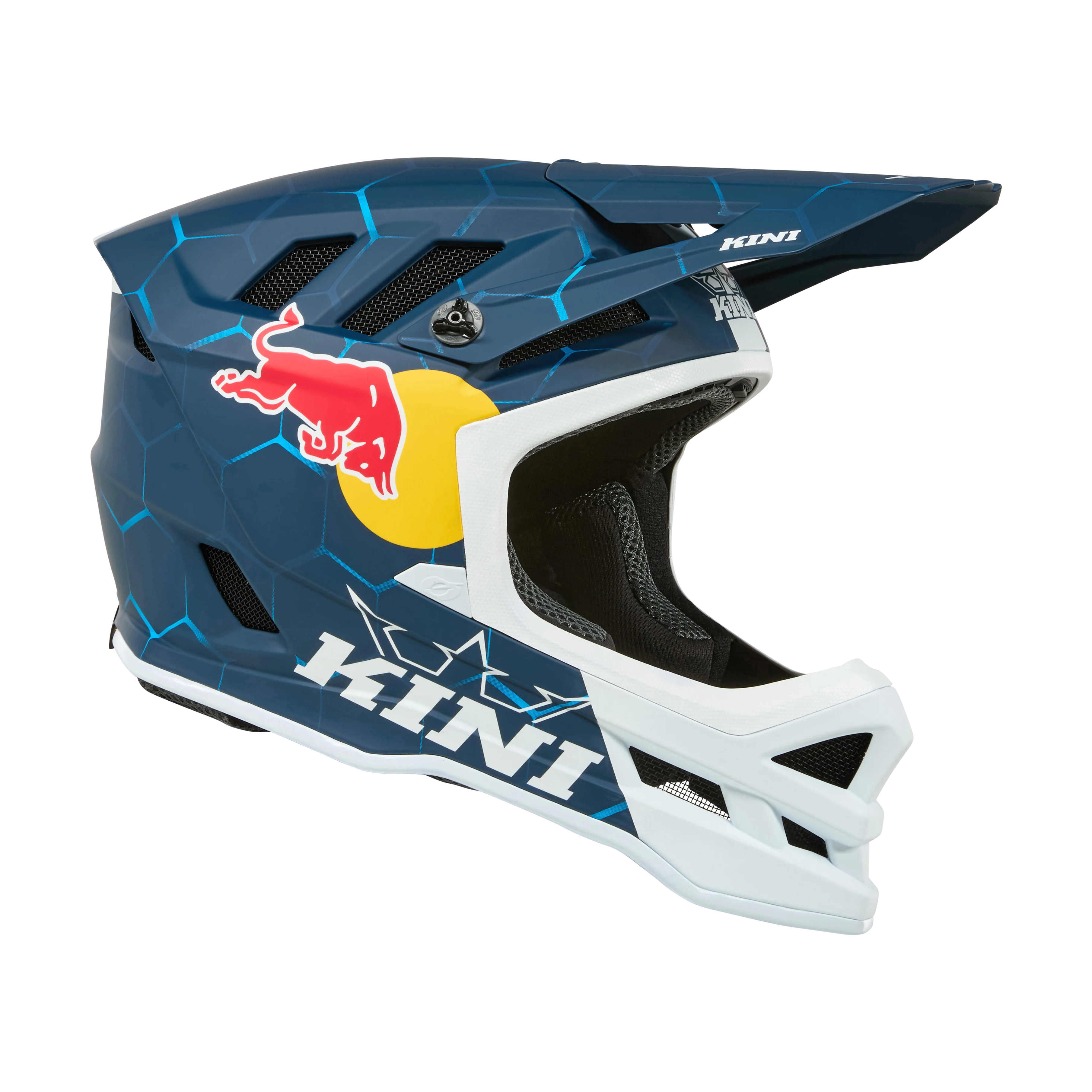 Kask O'NEAL DHC KINI RED BULL 1.0 MTB biały/niebieski - Image 4
