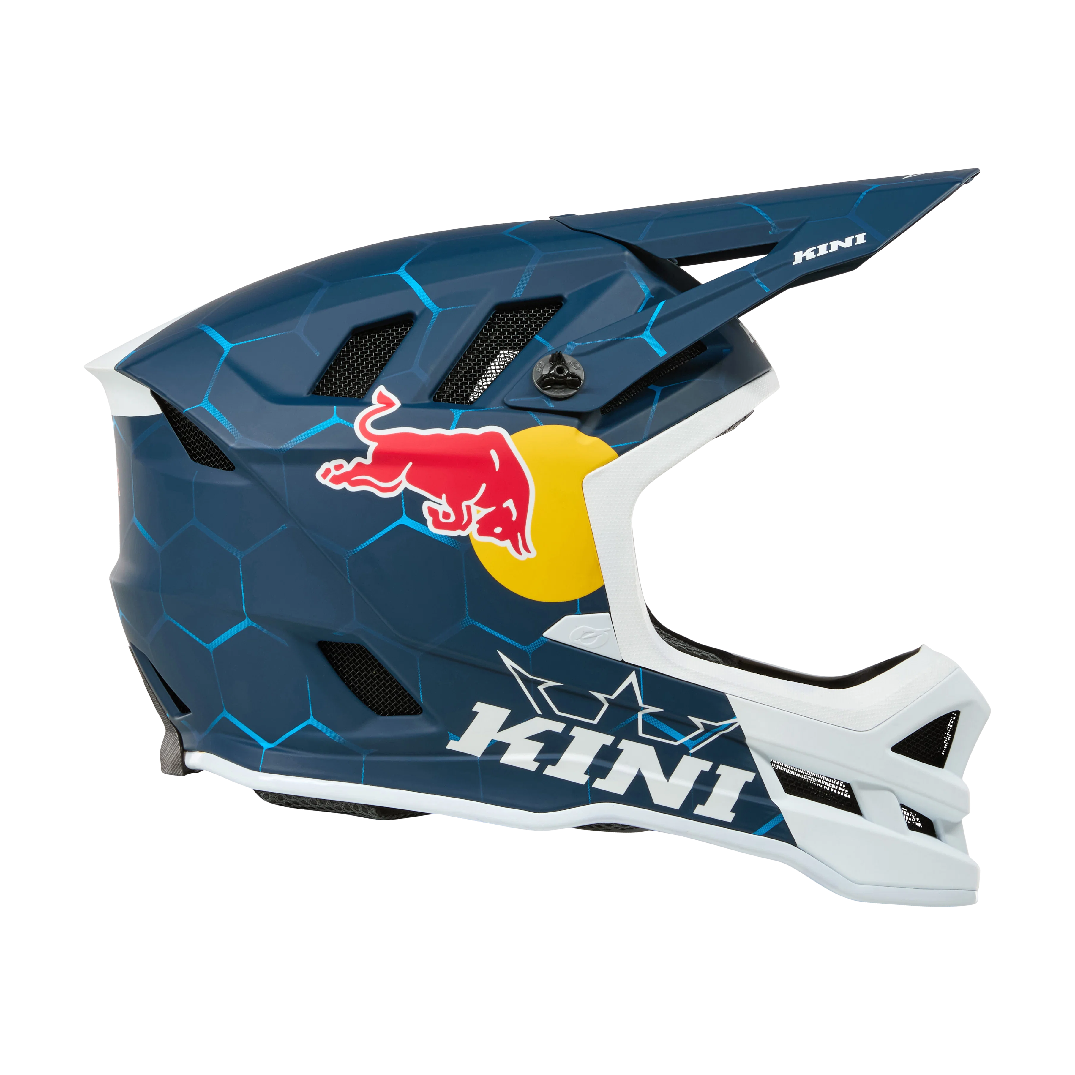 Kask O'NEAL DHC KINI RED BULL 1.0 MTB biały/niebieski - Image 5