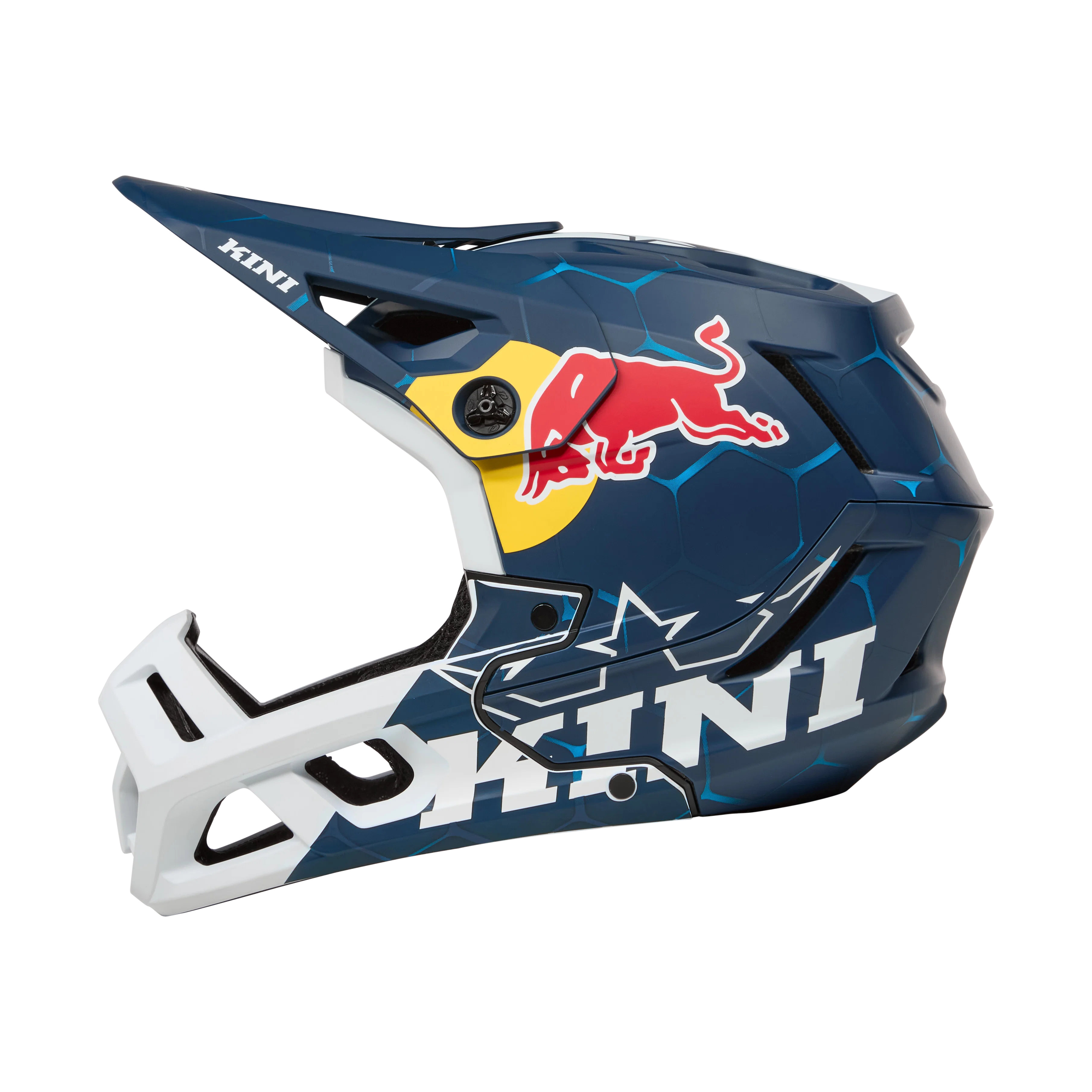 Kask MTB O'NEAL EC KINI RED BULL 1.0 biały/niebieski - Image 3