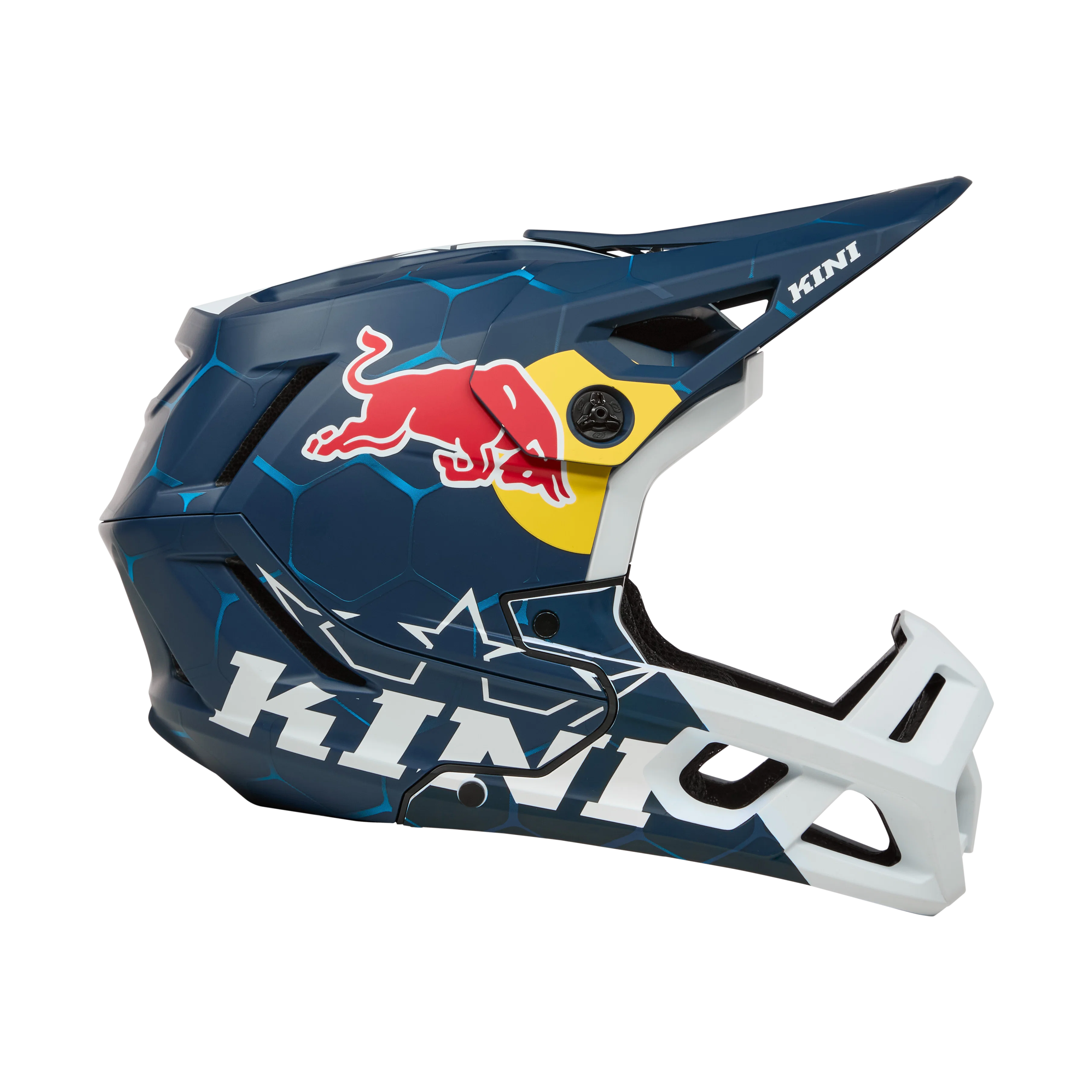 Kask MTB O'NEAL EC KINI RED BULL 1.0 biały/niebieski - Image 5