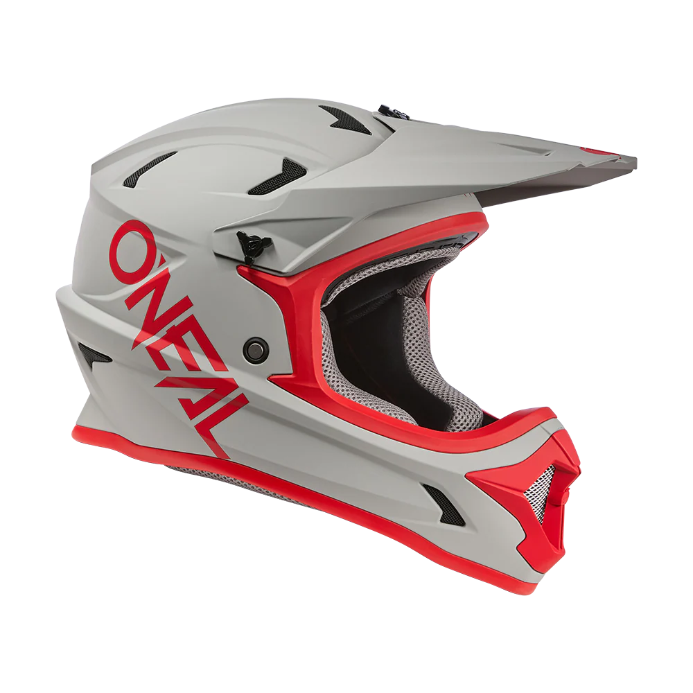 Kask MTB O'NEAL SONUS SOLID szary/czerwony - Image 5