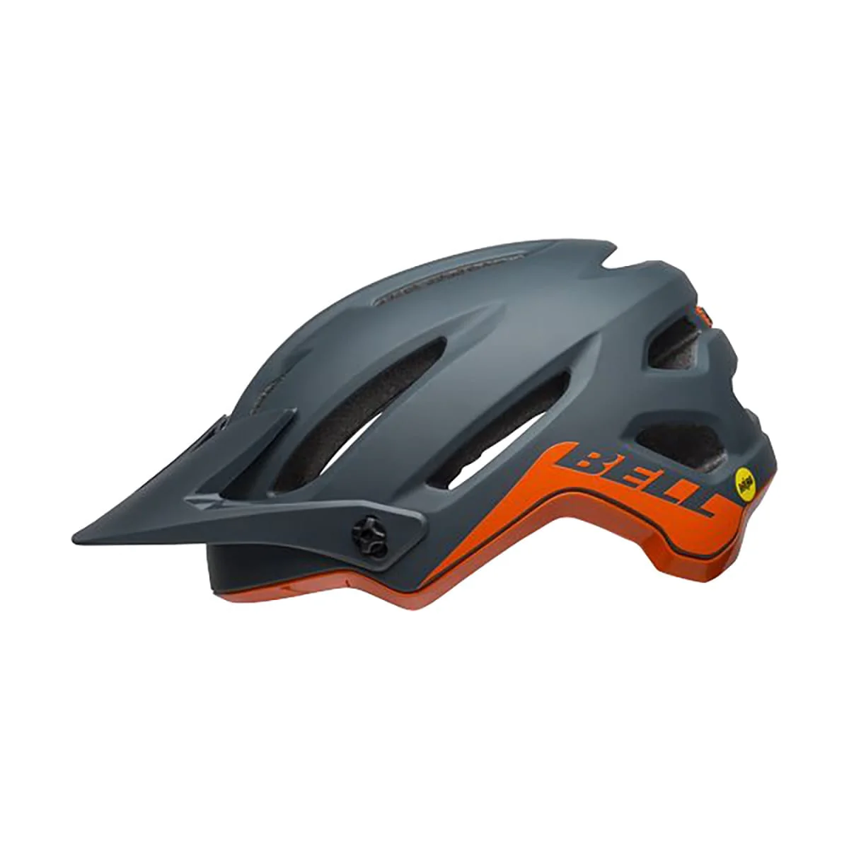 Kask rowerowy górski BELL 4FORTY MIPS szary/pomarańczowy - Image 3