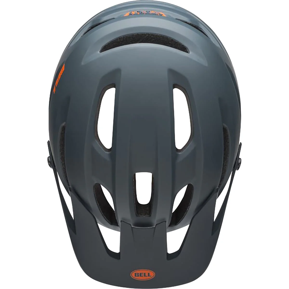 Kask rowerowy górski BELL 4FORTY MIPS szary/pomarańczowy - Image 4