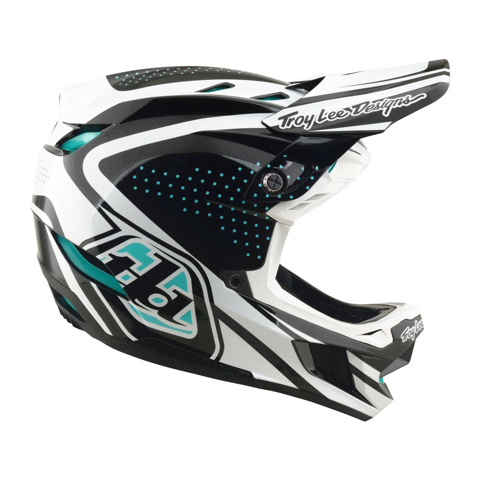 Kask rowerowy TROY LEE DESIGNS D4 POLYACRYLITE MIPS THE LINE Charcoal/White - Image 2