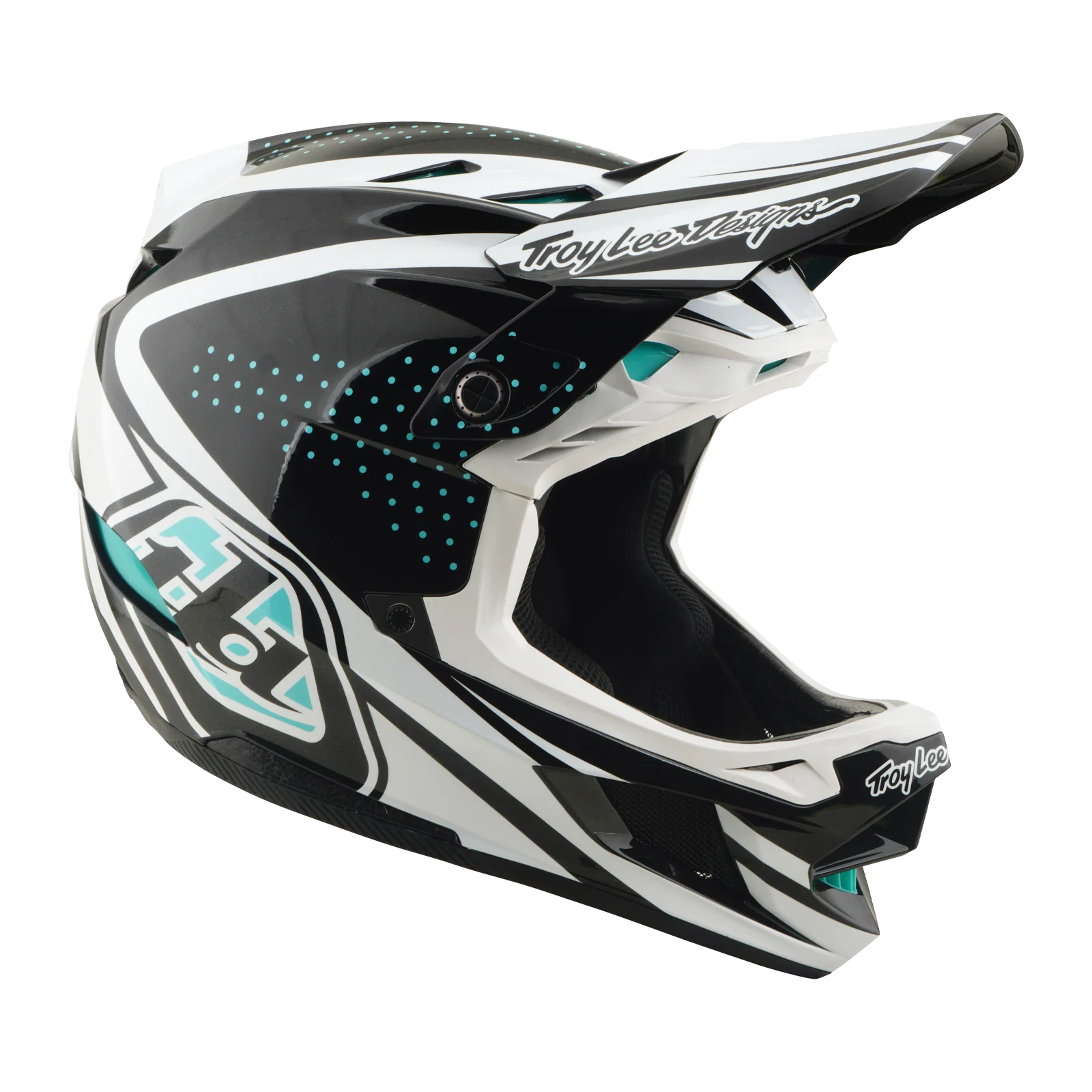 Kask rowerowy TROY LEE DESIGNS D4 POLYACRYLITE MIPS THE LINE Charcoal/White - Image 5