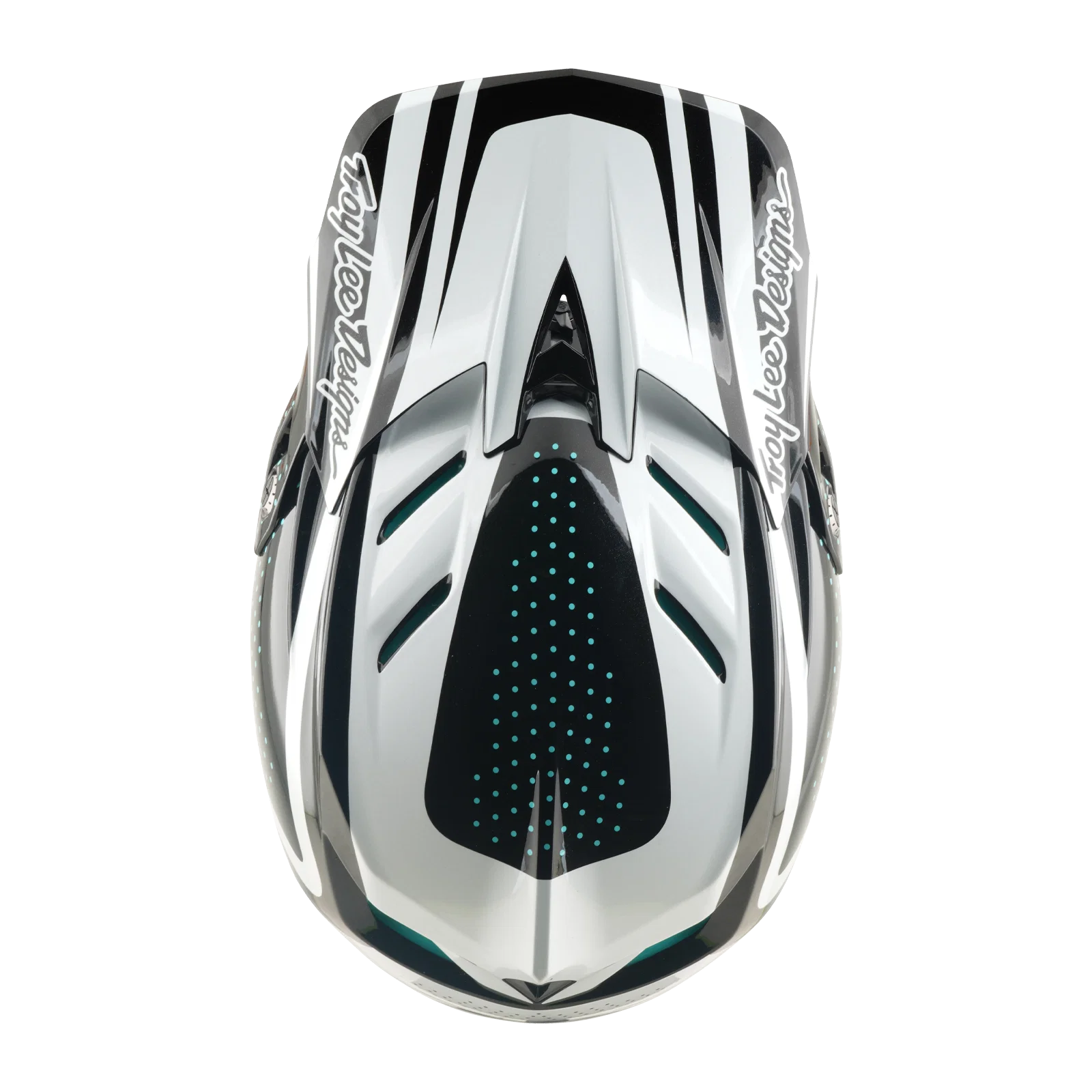 Kask rowerowy TROY LEE DESIGNS D4 POLYACRYLITE MIPS THE LINE Charcoal/White - Image 7