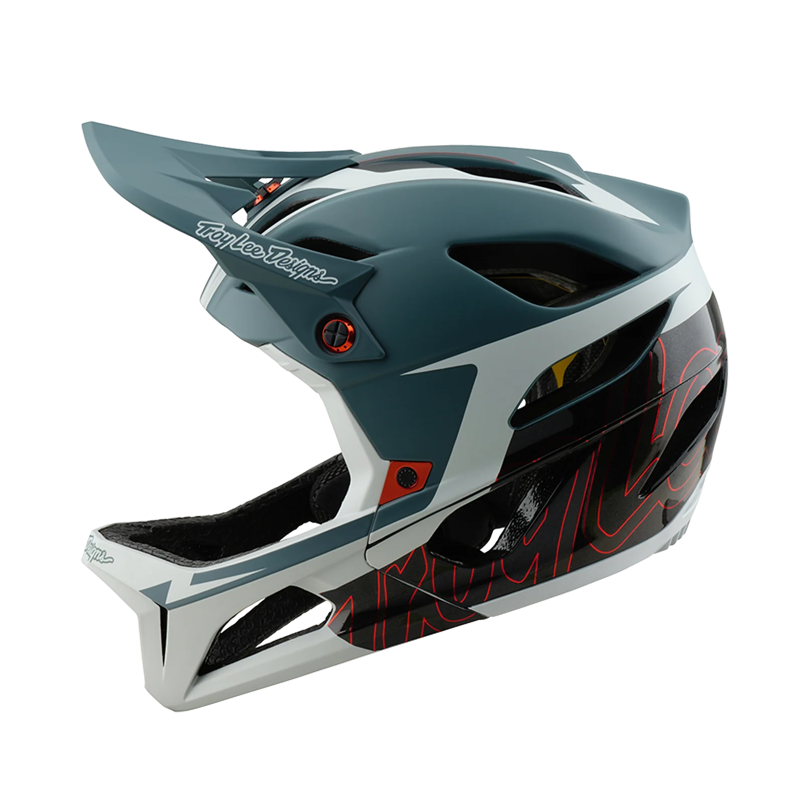 Kask MTB TROY LEE DESIGNS STAGE MIPS NEAUWAVE szary - Image 2