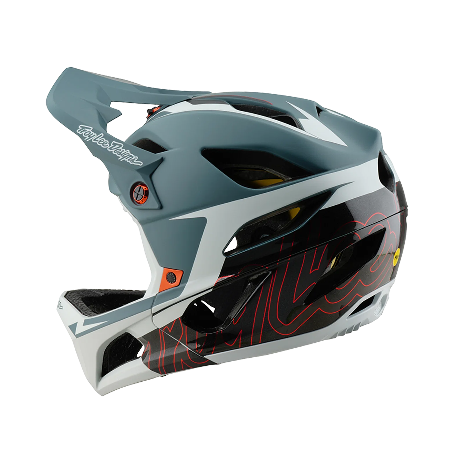 Kask MTB TROY LEE DESIGNS STAGE MIPS NEAUWAVE szary - Image 3