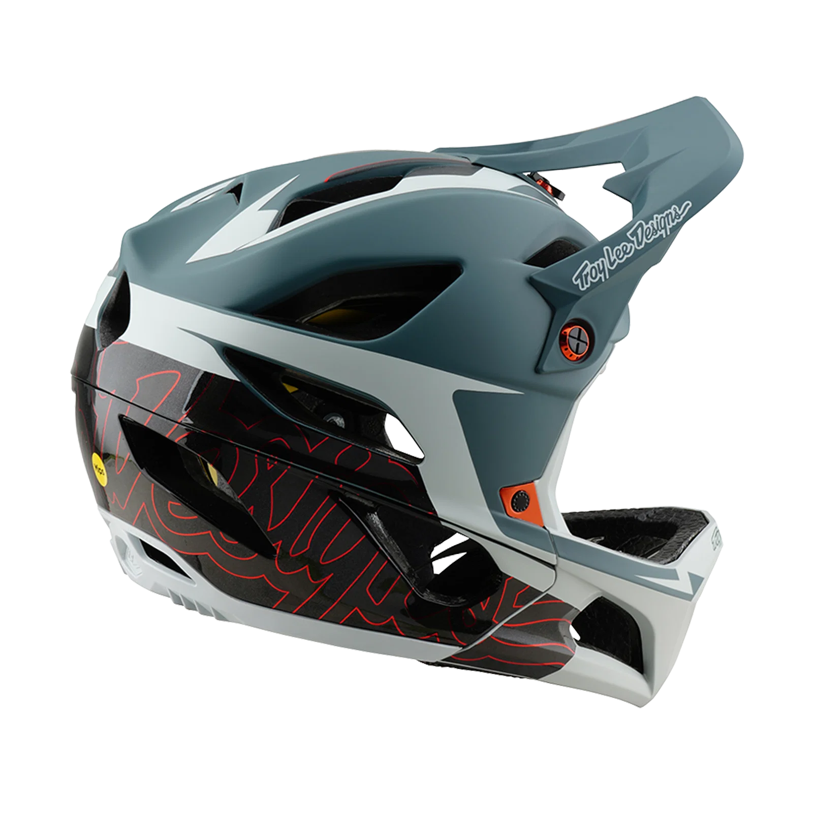 Kask MTB TROY LEE DESIGNS STAGE MIPS NEAUWAVE szary - Image 5