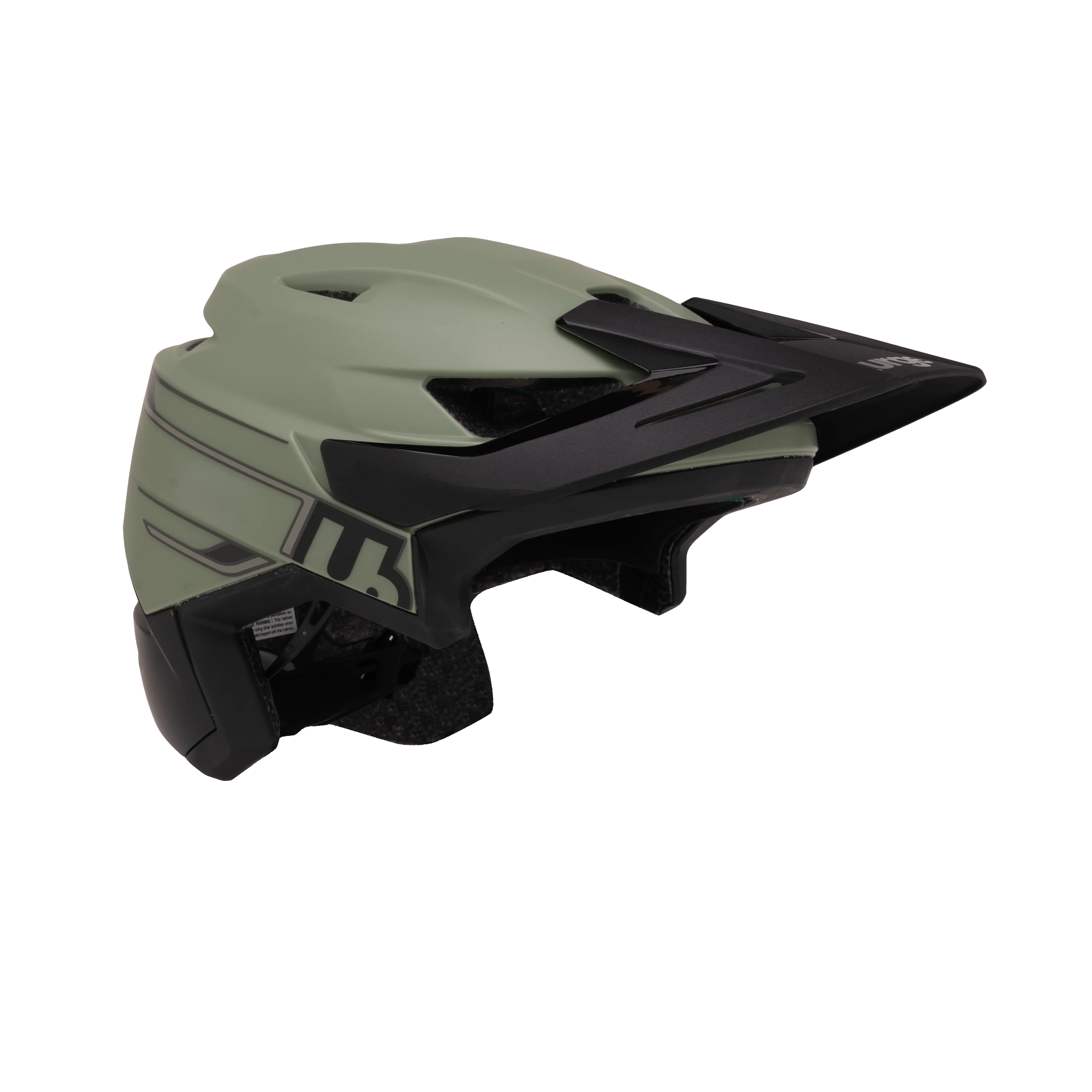 Kask rowerowy URGE TREPS GREEN SPIRIT zielony/czarny - Image 3