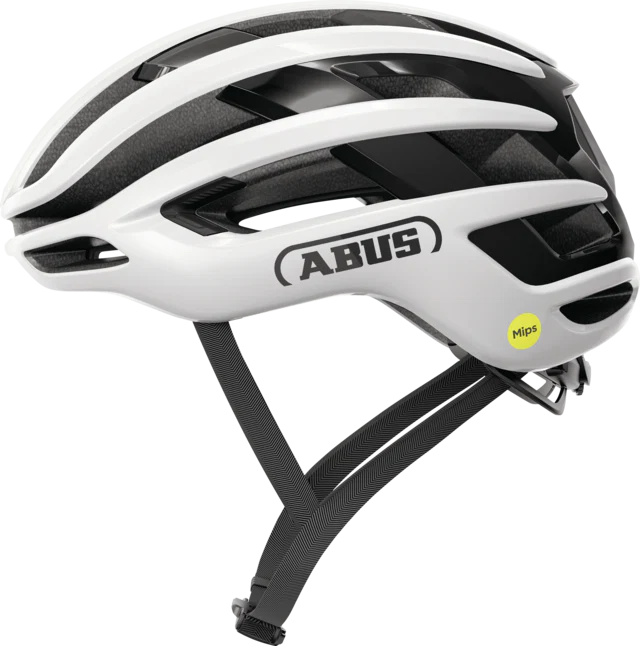Kask szosowy ABUS AIRBREAKER 2.0 MIPS biały błyszczący
