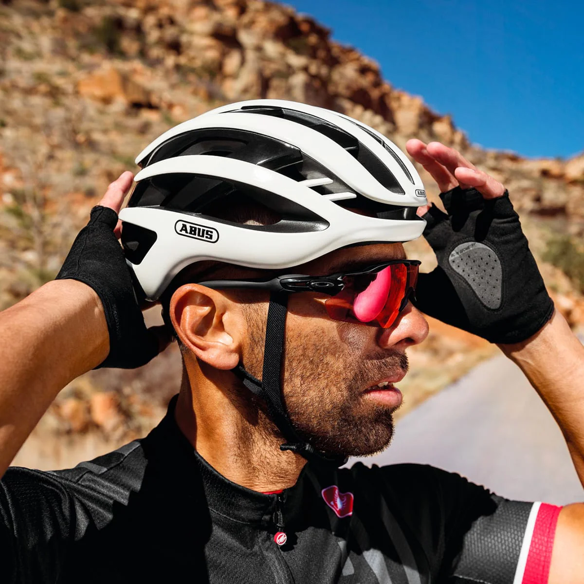 Kask szosowy ABUS AIRBREAKER biały - Image 6