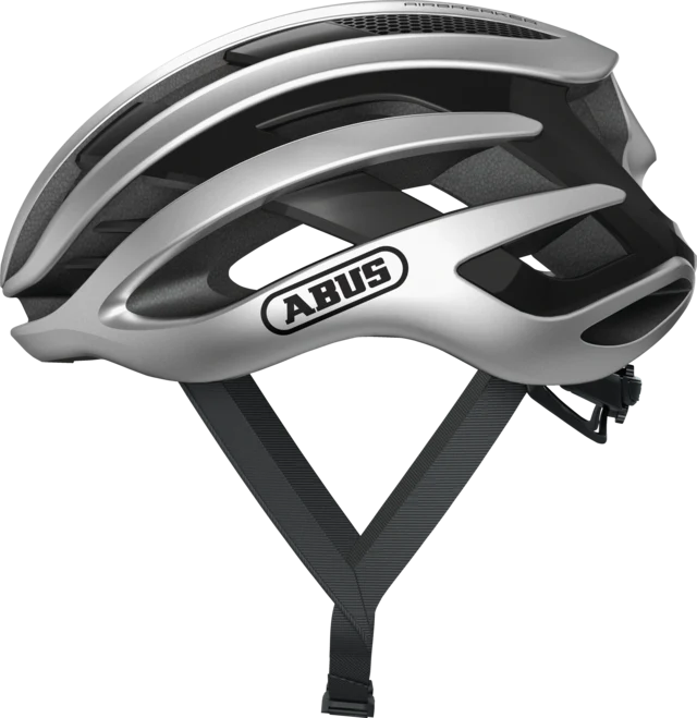 Kask szosowy ABUS AIRBREAKER srebrny