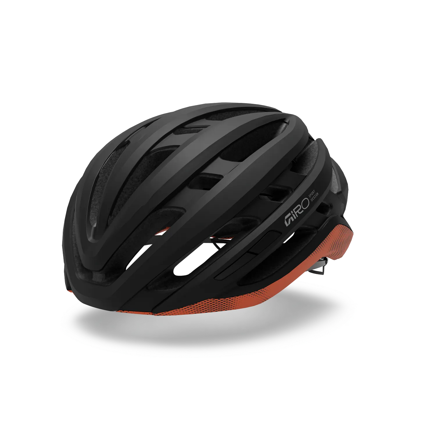 Kask szosowy GIRO AGILIS MIPS czarny/pomarańczowy