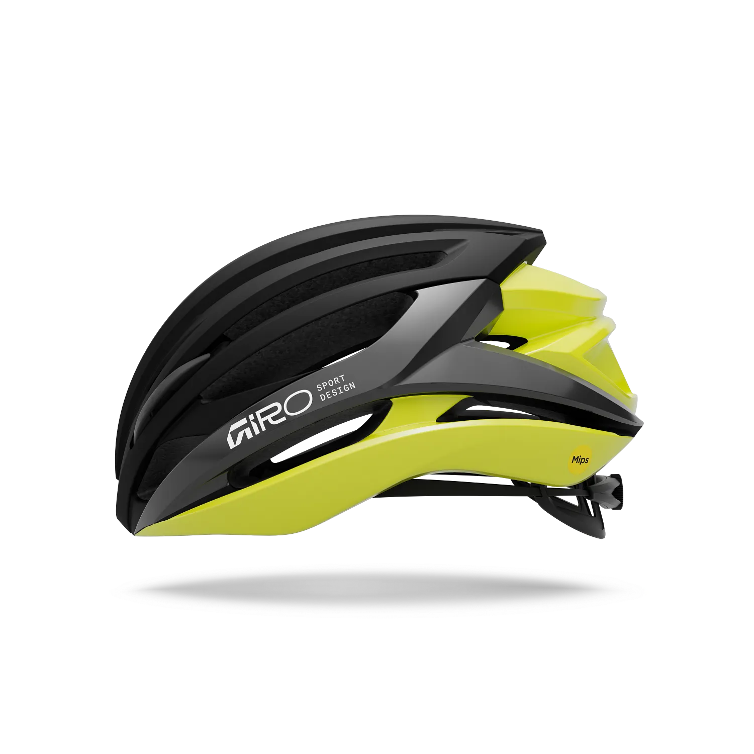 Kask szosowy GIRO SYNTAX MIPS czarny/żółty Hi Viz - Image 2