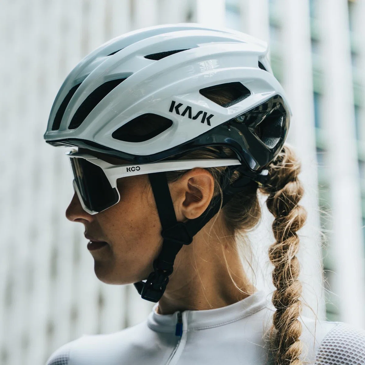 Kask szosowy KASK MOJITO CUBED BICOLOR biały/czarny - Image 2