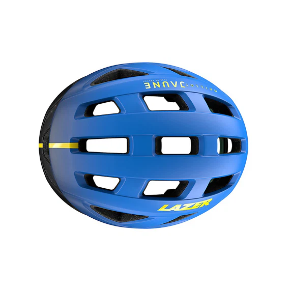 Kask szosowy LAZER TONIC KINETICORE niebieski/żółty - Image 5